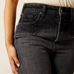 Ariat / Ultra High Rise Cheyenne Yoke Tomboy Boot Cut Jean