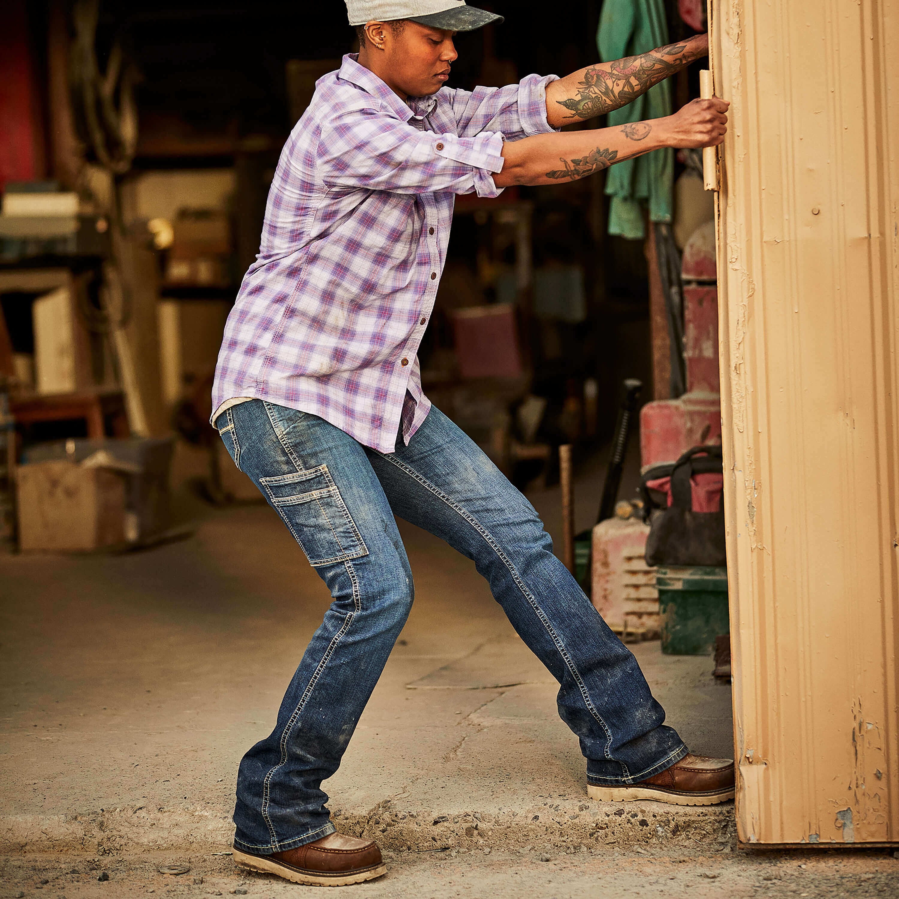 Ariat / Rebar Work Flex Perfect Rise Riveter Boot Cut Jean
