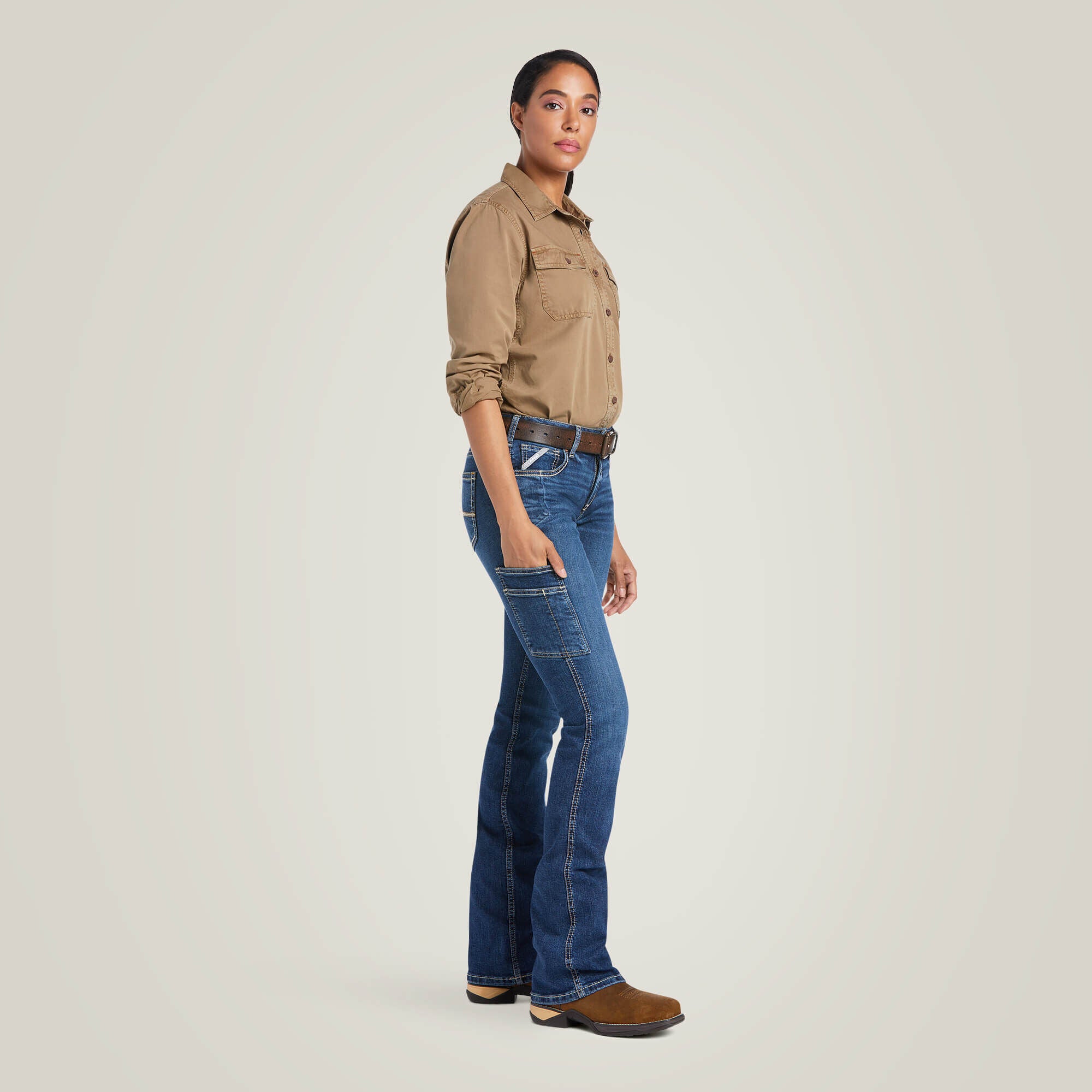Ariat / Rebar Work Flex Perfect Rise Riveter Boot Cut Jean