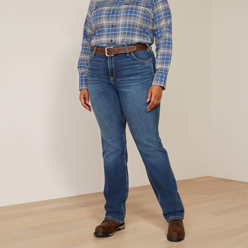 Ariat / Rebar High Rise Riveter Straight Jean