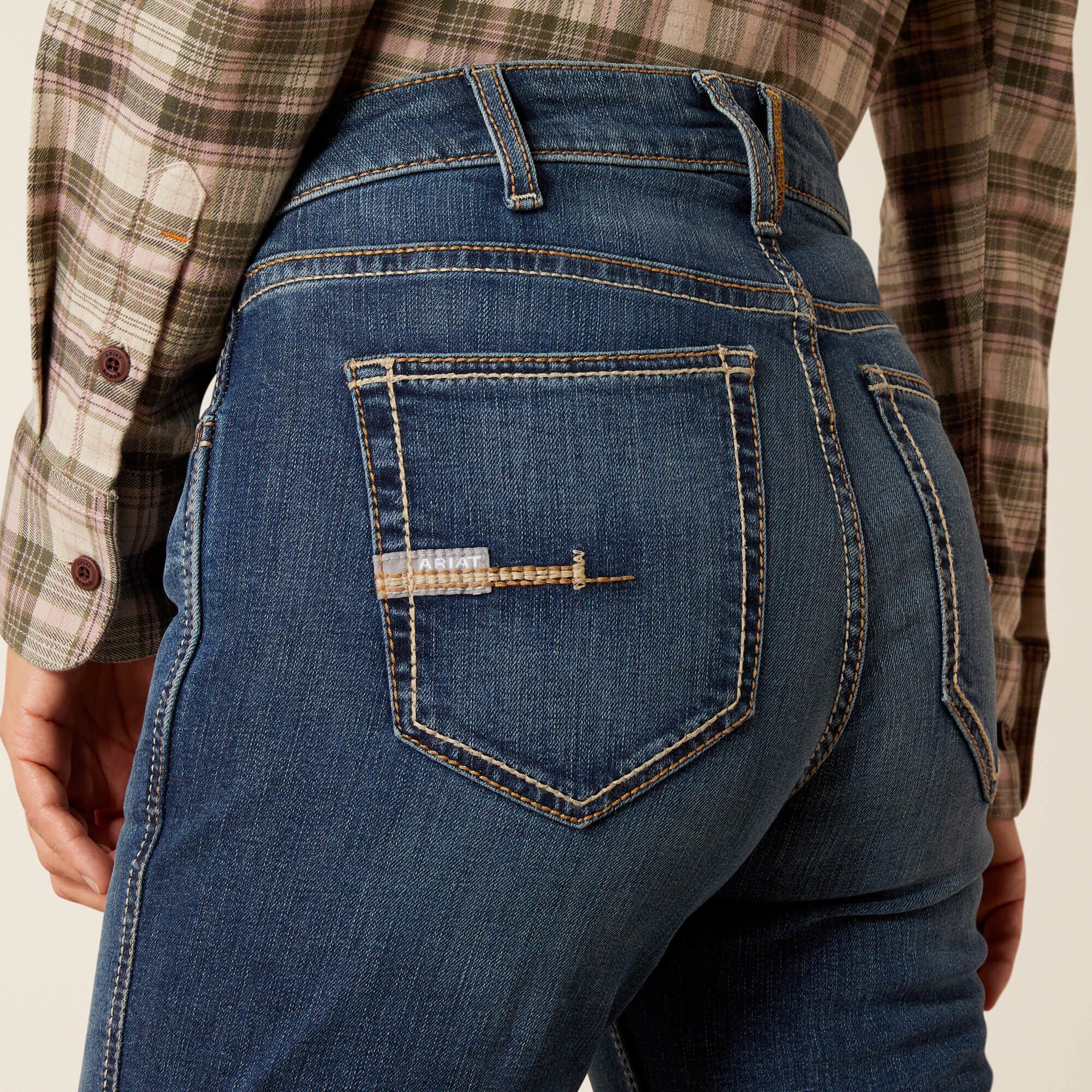 Ariat / Rebar High Rise Riveter Straight Jean