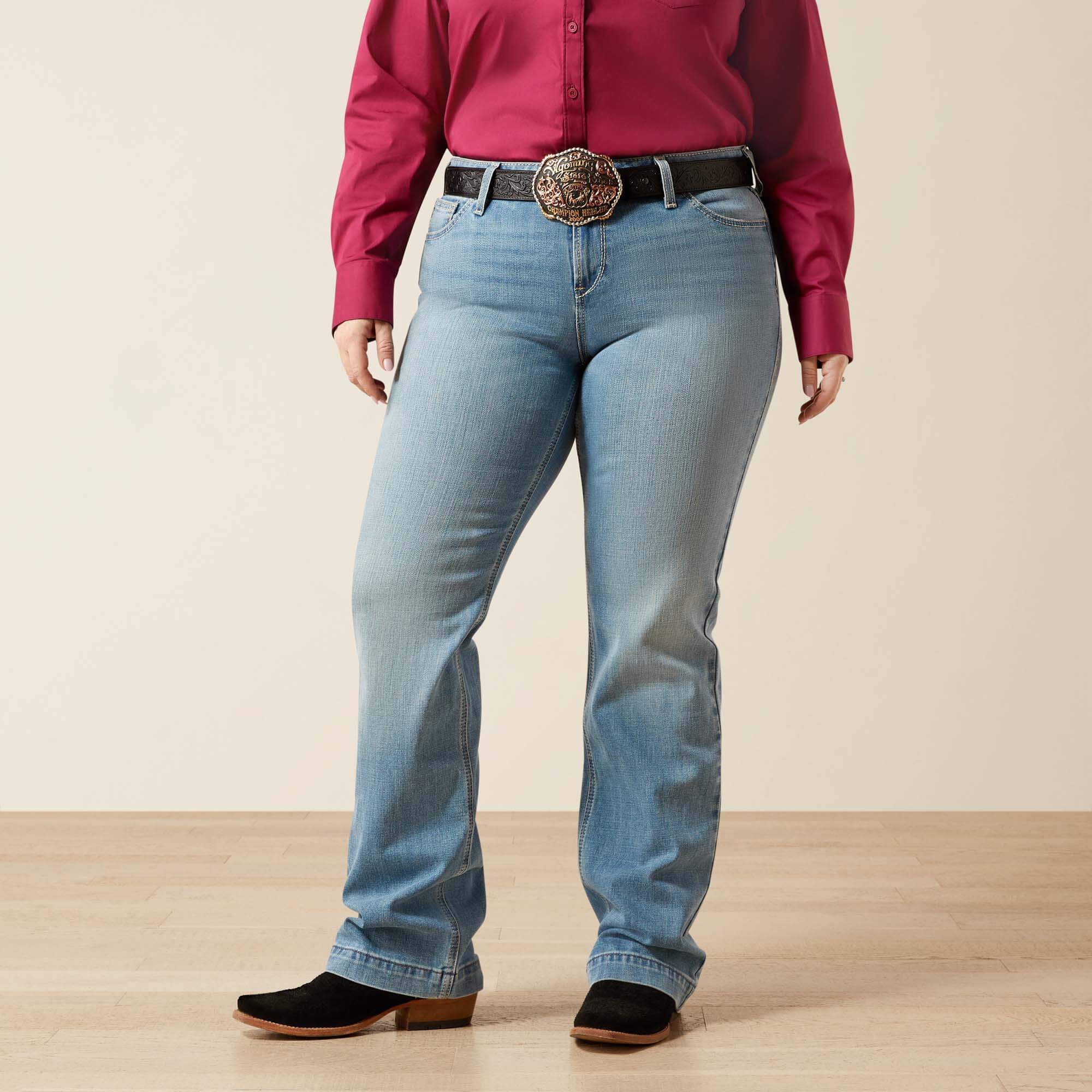 Ariat / Mid Rise Giovana Leg Slim Trouser Jeans