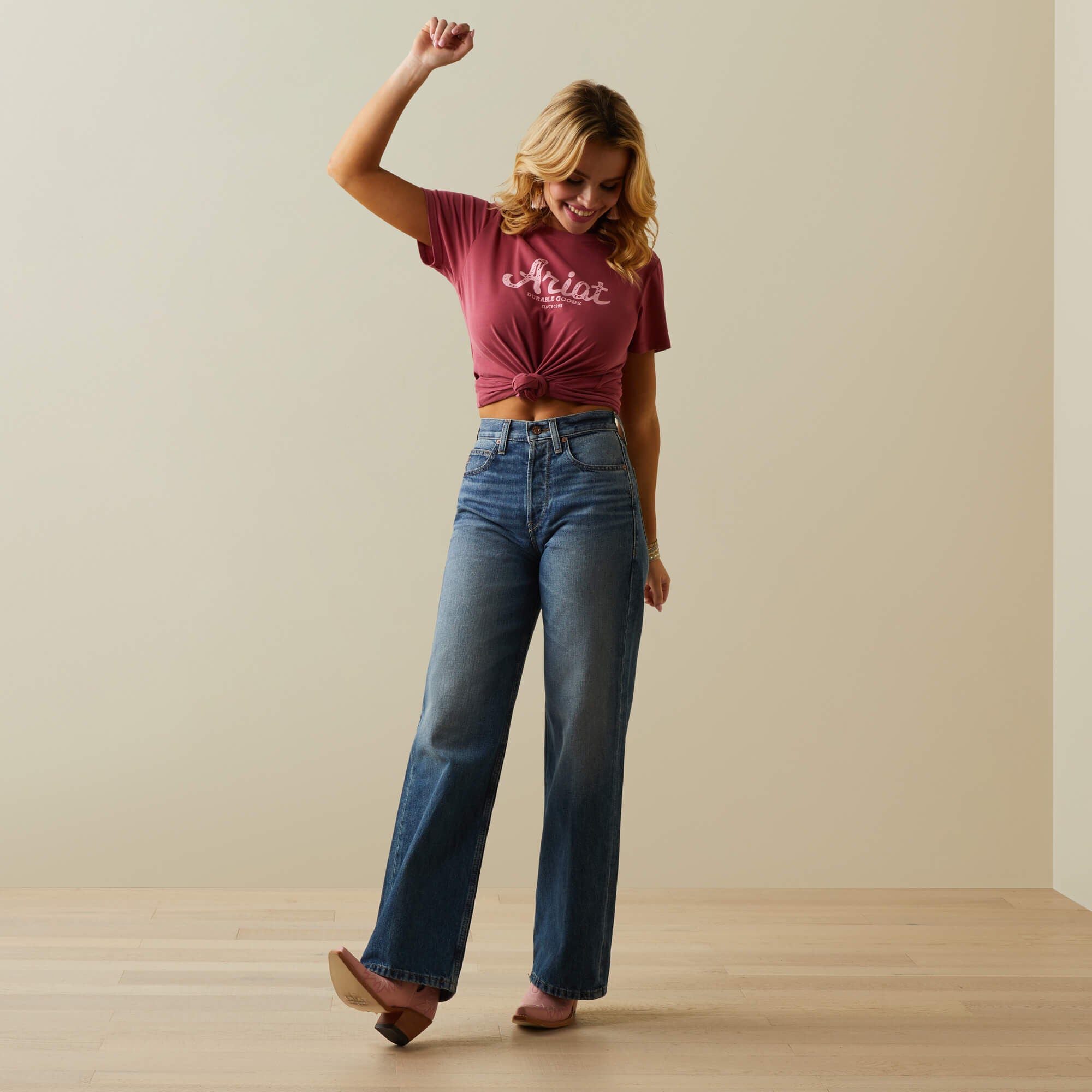 Ariat / Ultra High Rise Tomboy Wide Jean