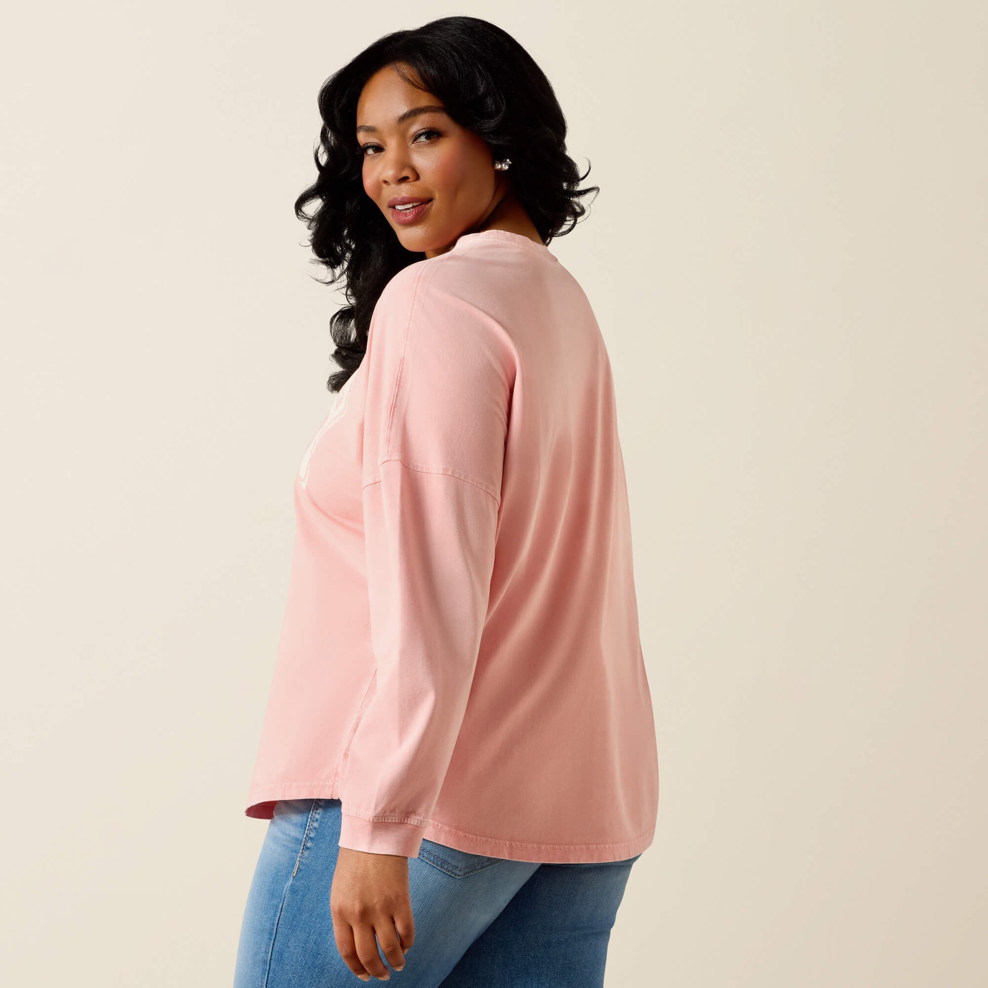 Ariat / Canvas Oversized Long Sleeve T-Shirt