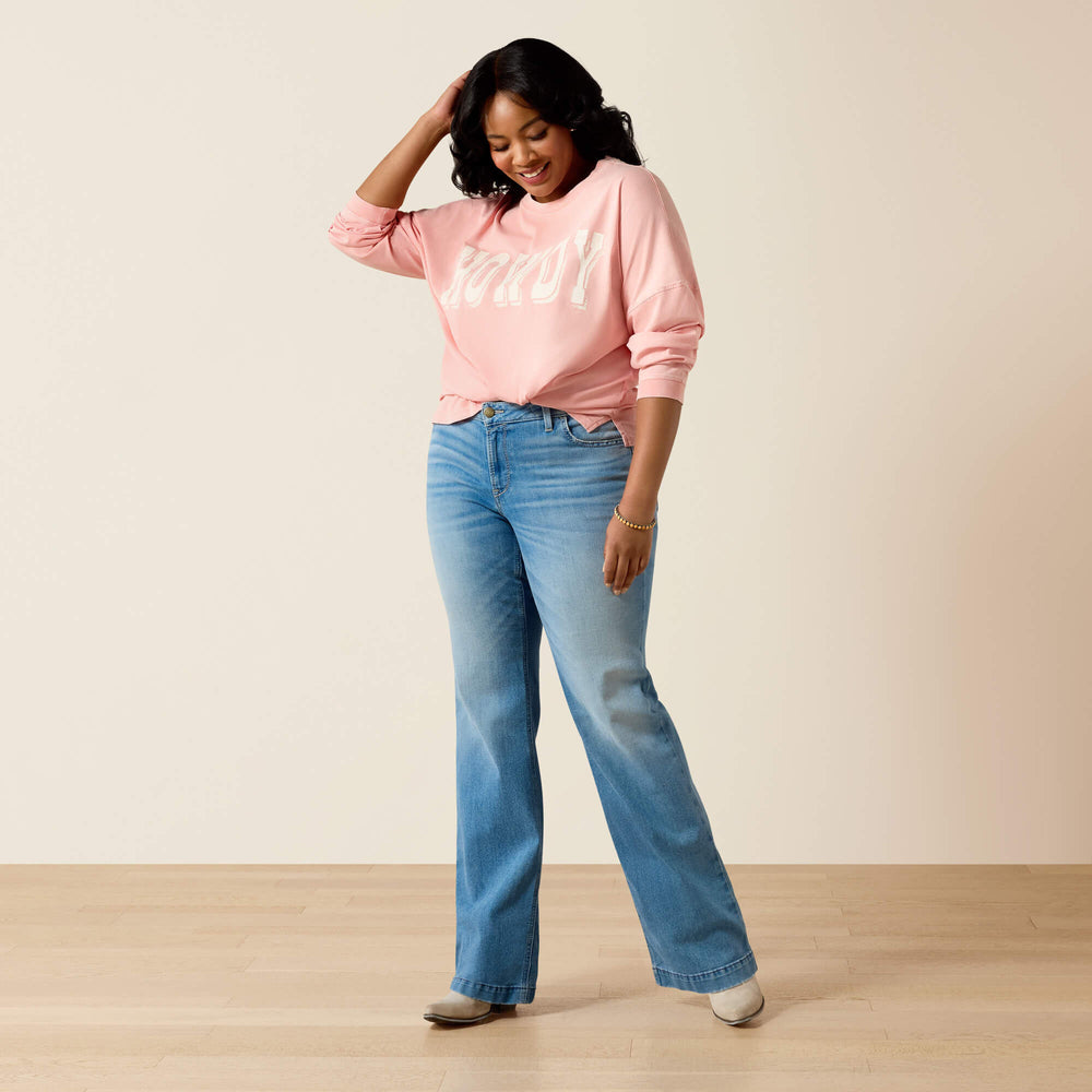 Ariat / Canvas Oversized Long Sleeve T-Shirt