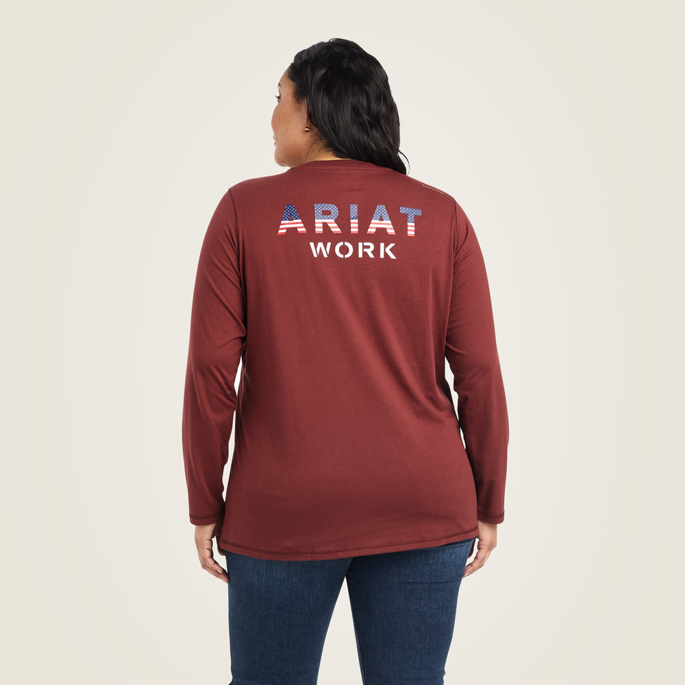 Ariat / Rebar Workman USA Logo T-Shirt