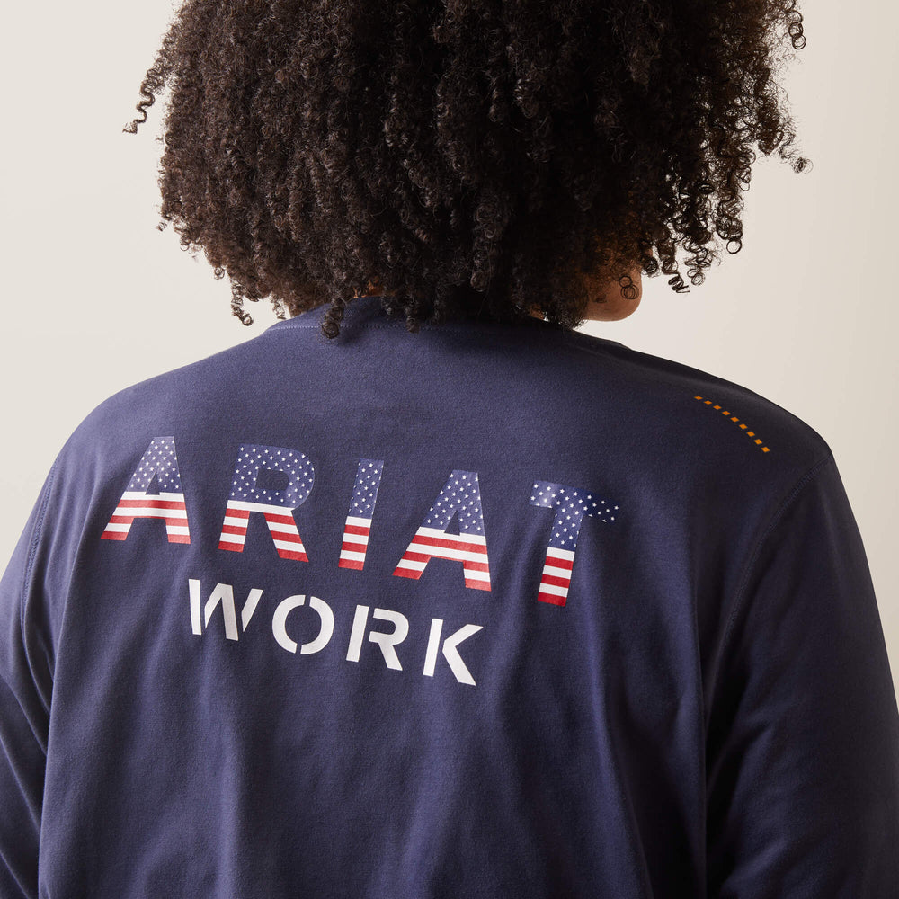 Ariat / Rebar Workman USA Logo T-Shirt