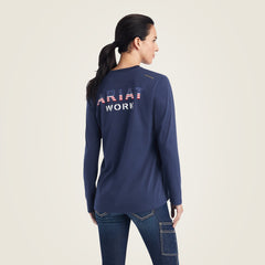 Ariat / Rebar Workman USA Logo T-Shirt