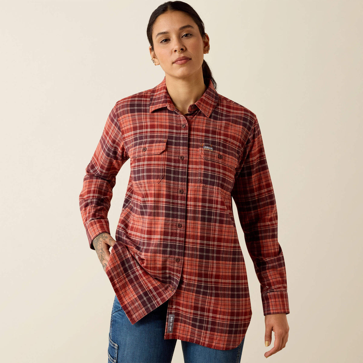 Ariat / Rebar DuraStretch Flannel Tunic