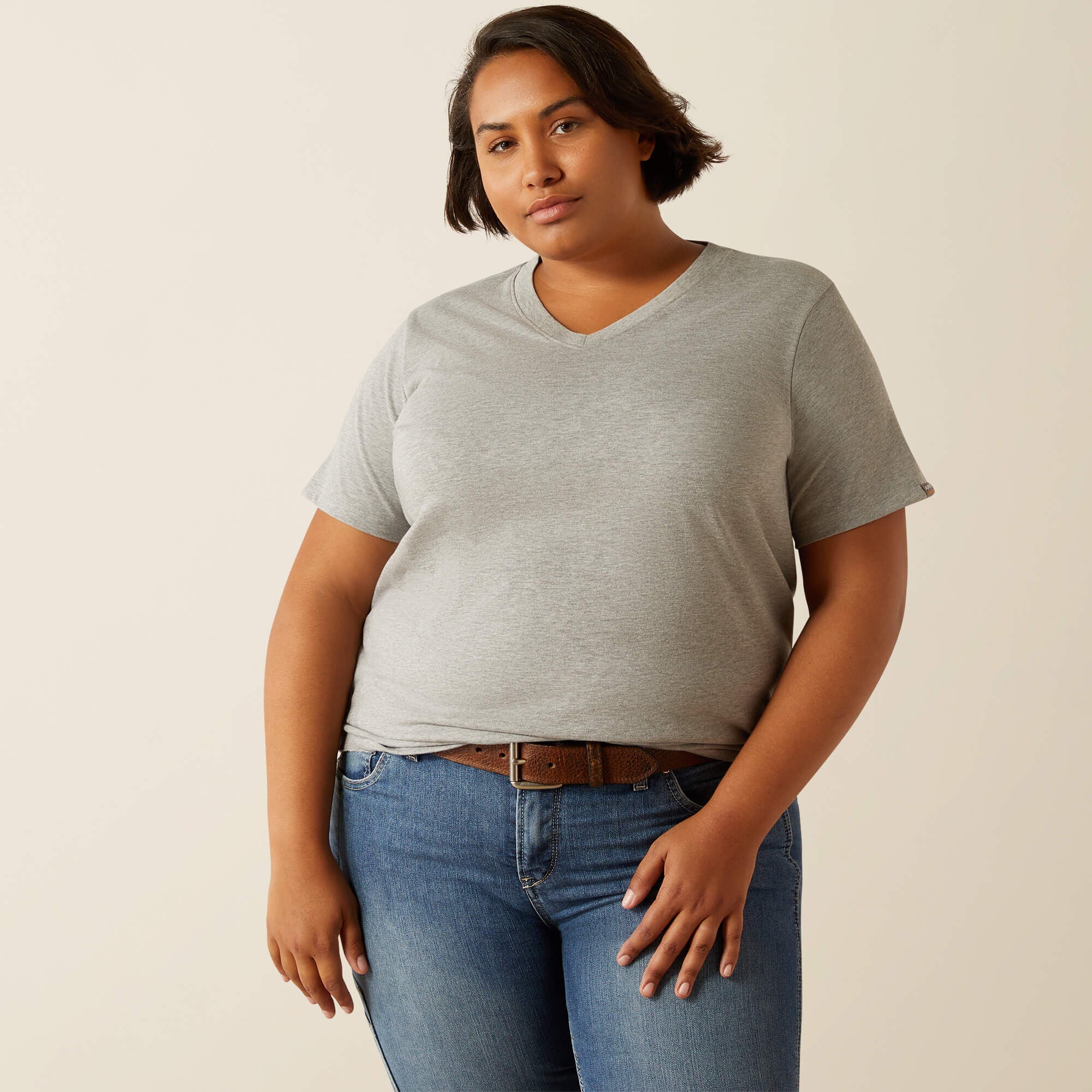 Ariat / Rebar Cotton Strong Standard V-Neck T-Shirt