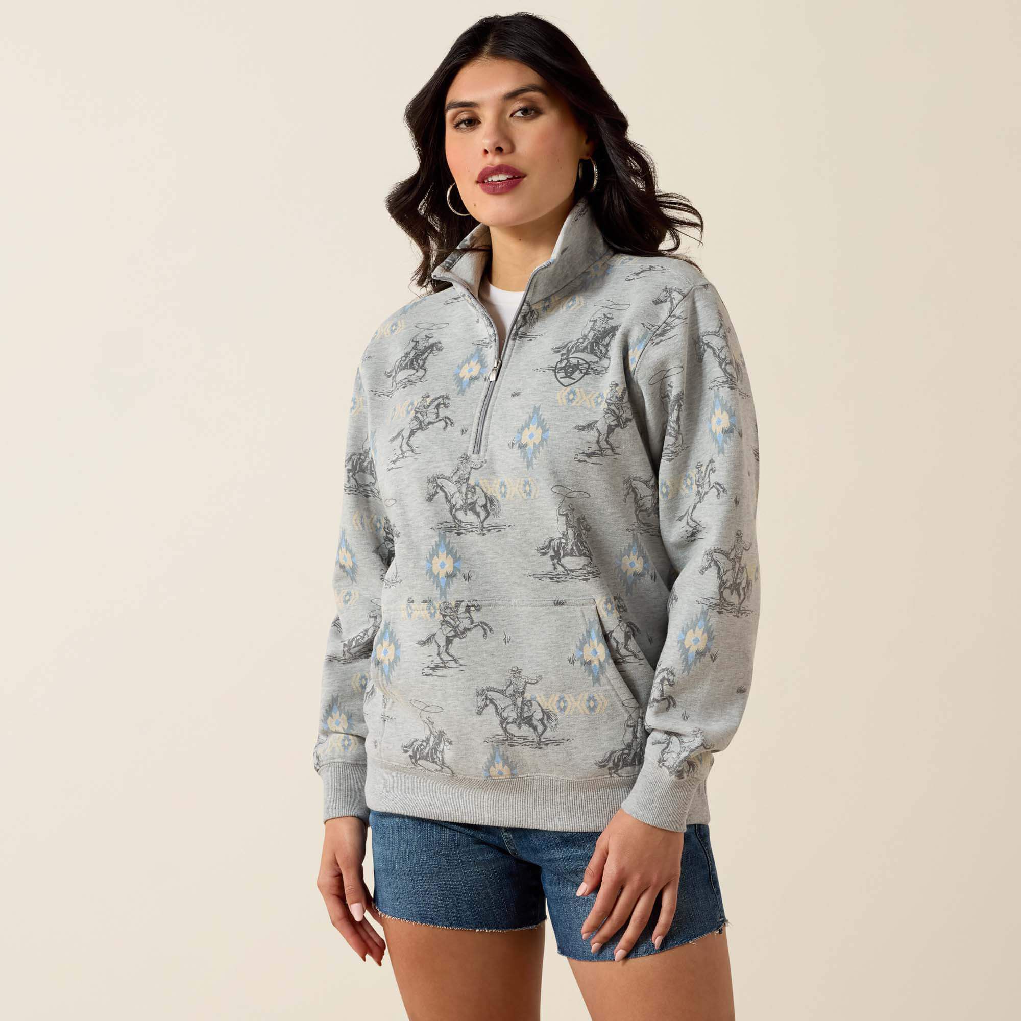Ariat / Sapphire 1/2 Zip Sweatshirt
