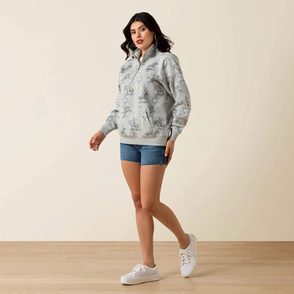 Ariat / Sapphire 1/2 Zip Sweatshirt
