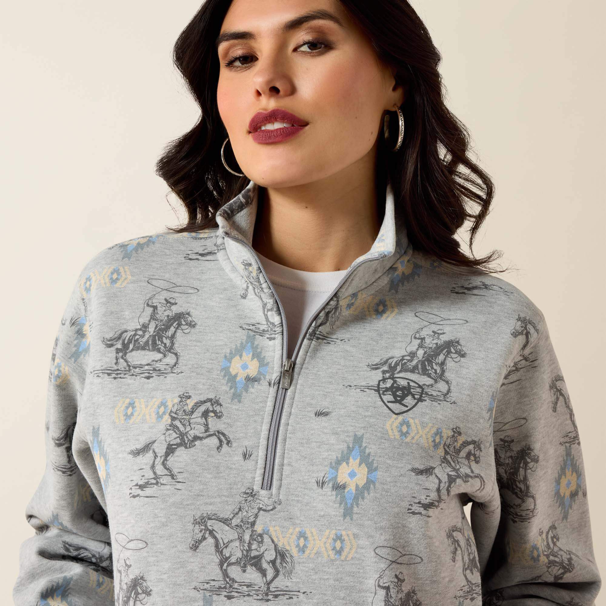 Ariat / Sapphire 1/2 Zip Sweatshirt