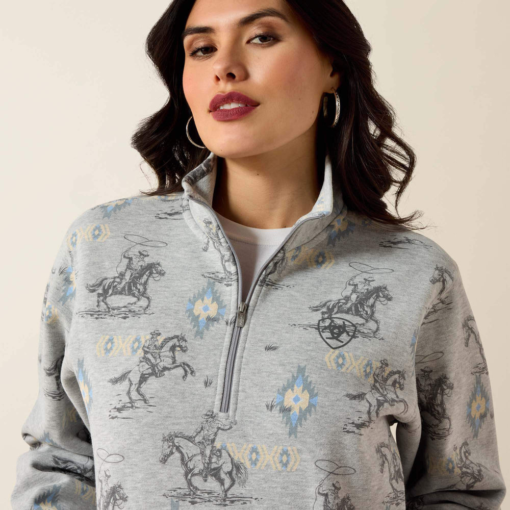 Ariat / Sapphire 1/2 Zip Sweatshirt