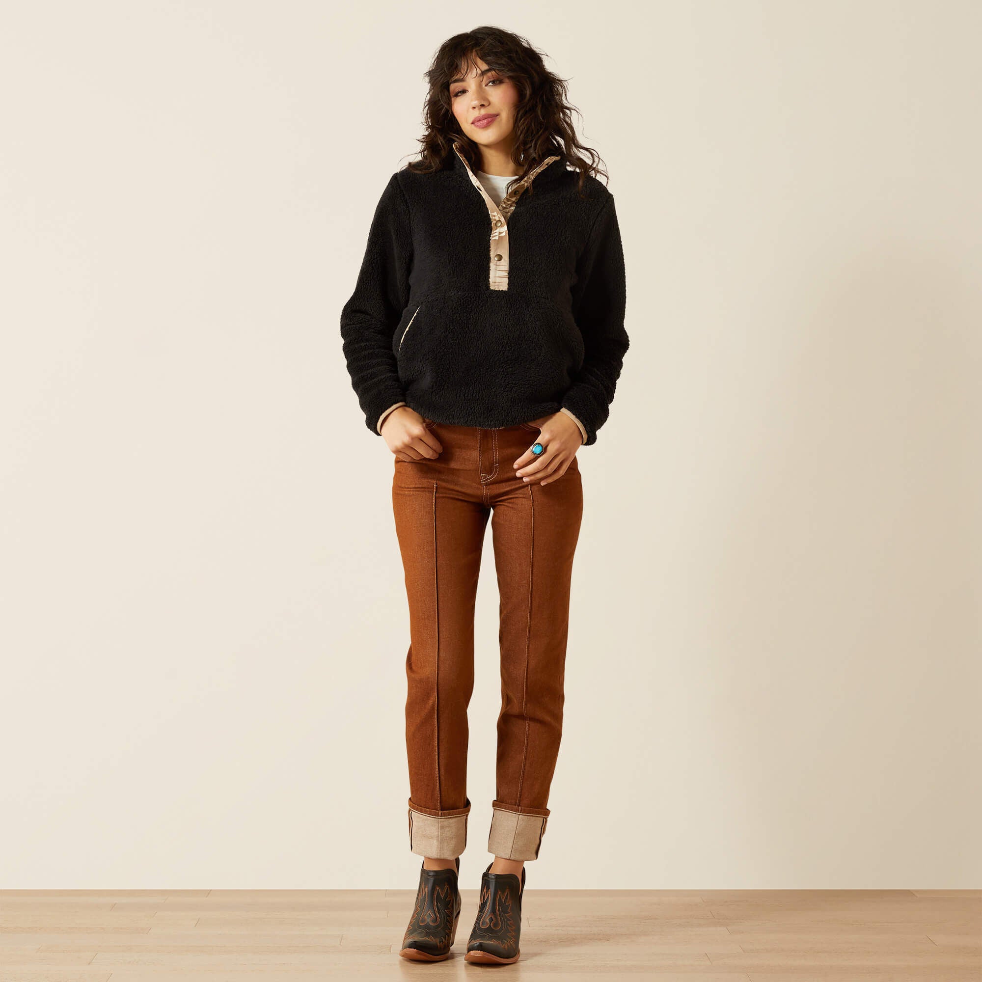 Ariat / Berber Snap Front Sweatshirt
