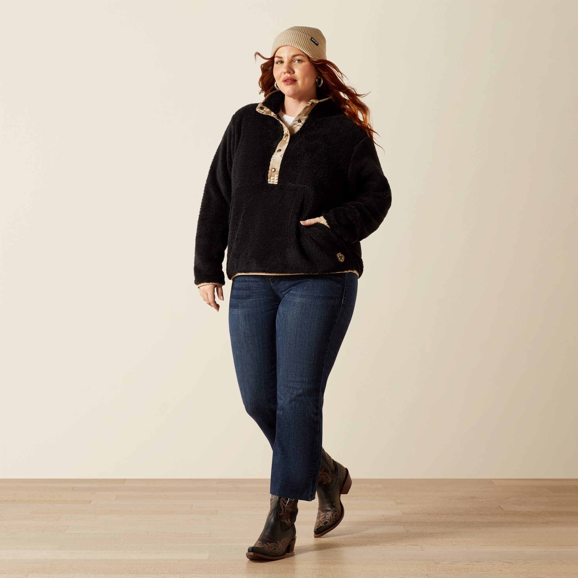 Ariat / Berber Snap Front Sweatshirt