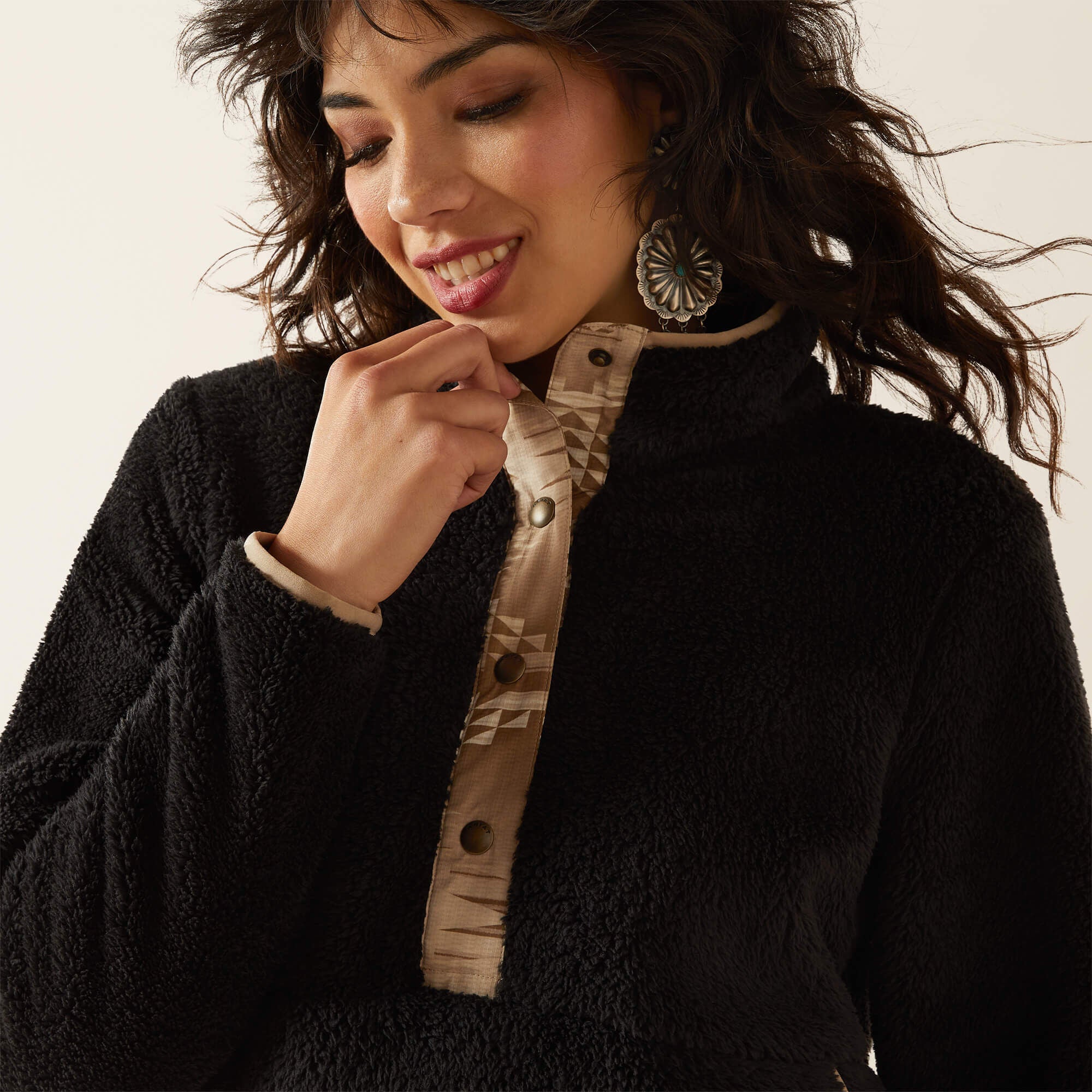 Ariat / Berber Snap Front Sweatshirt