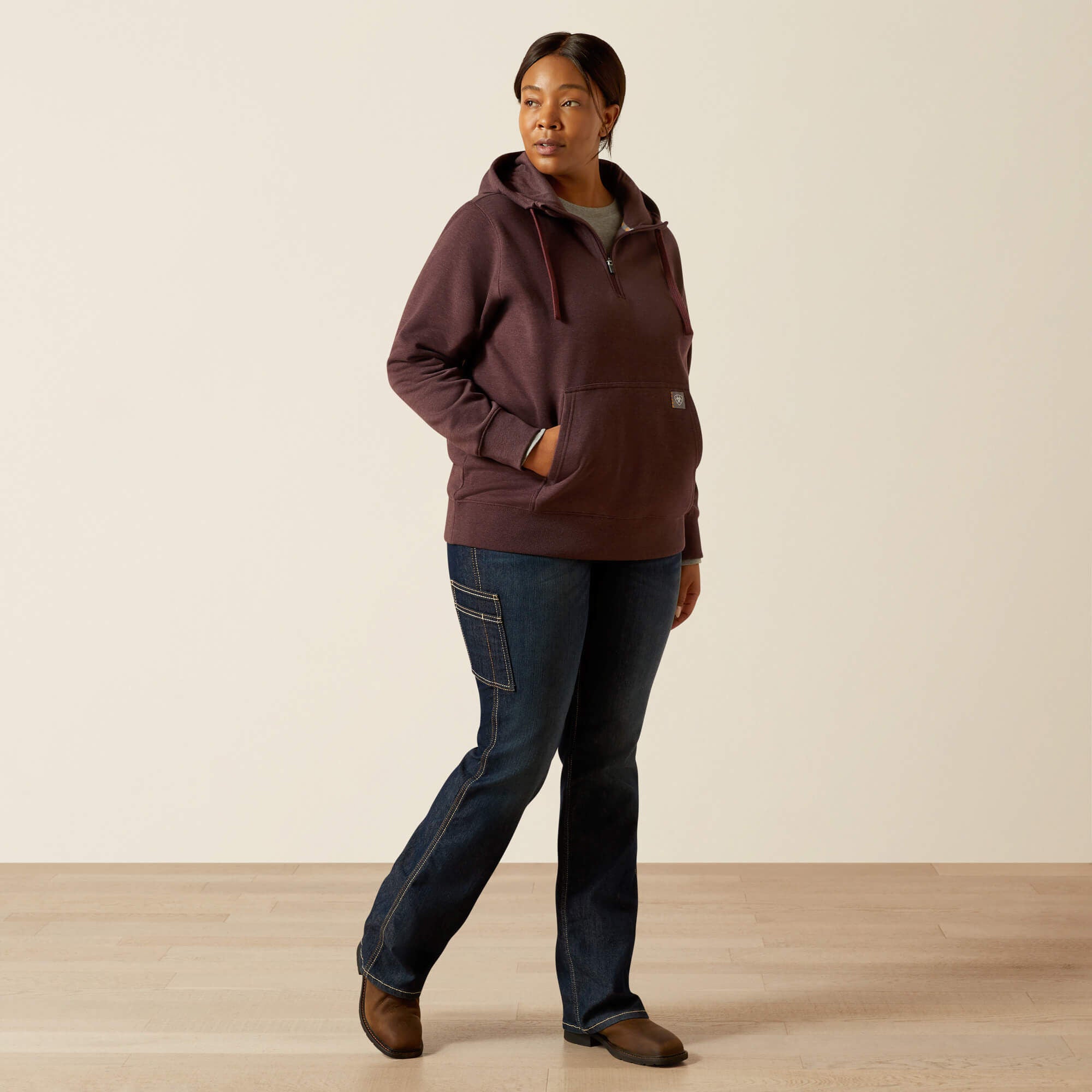 Ariat / Rebar Skill Set 1/2 Zip Hoodie