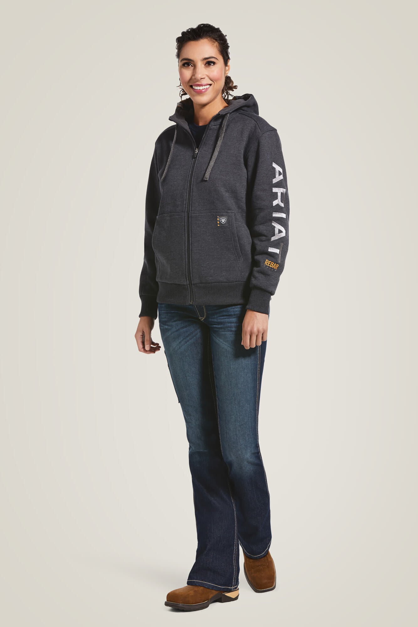 Ariat / Rebar All-Weather Full Zip Hoodie