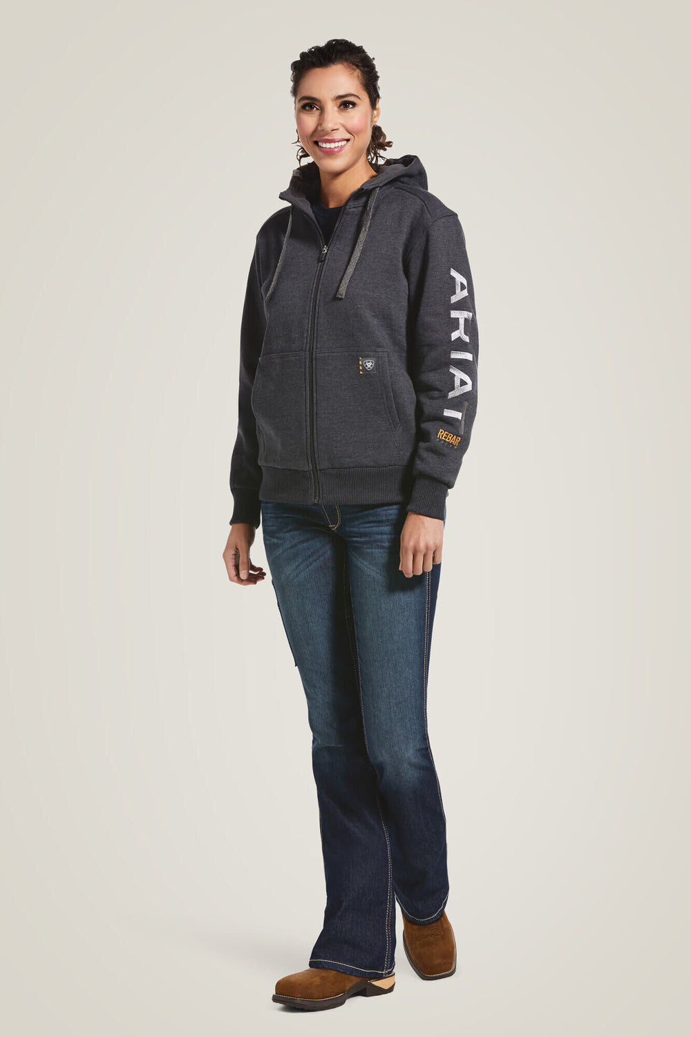 Ariat / Rebar All-Weather Full Zip Hoodie