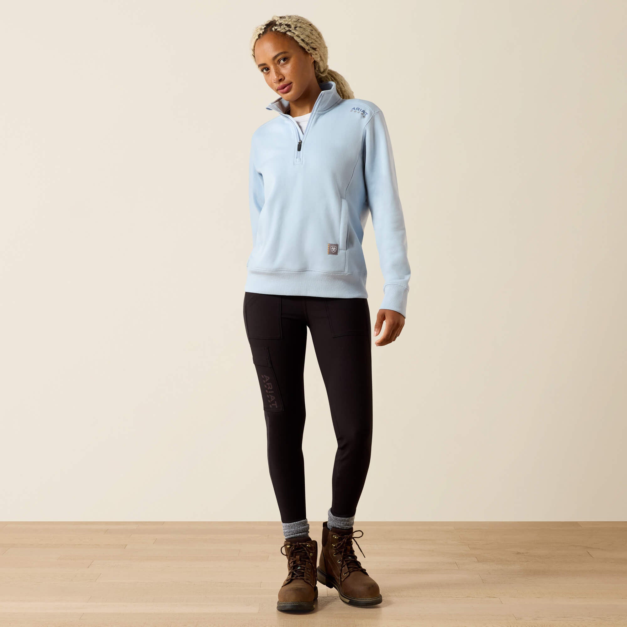 Ariat / Rebar Lightweight Mock 1/2 Zip Sweatshirt