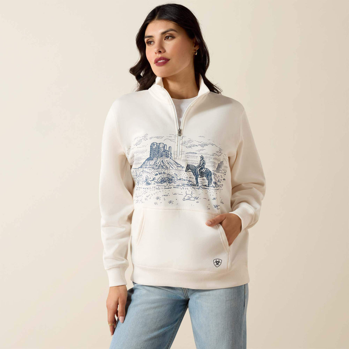 Ariat / Traveler 1/2 Zip Sweatshirt