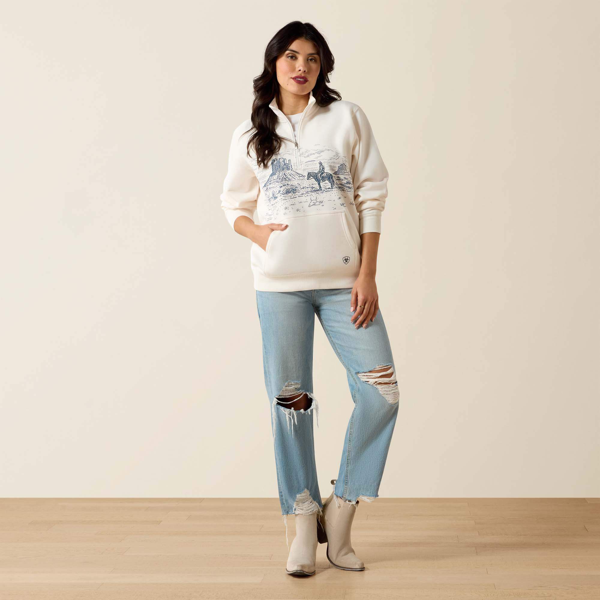 Ariat / Traveler 1/2 Zip Sweatshirt