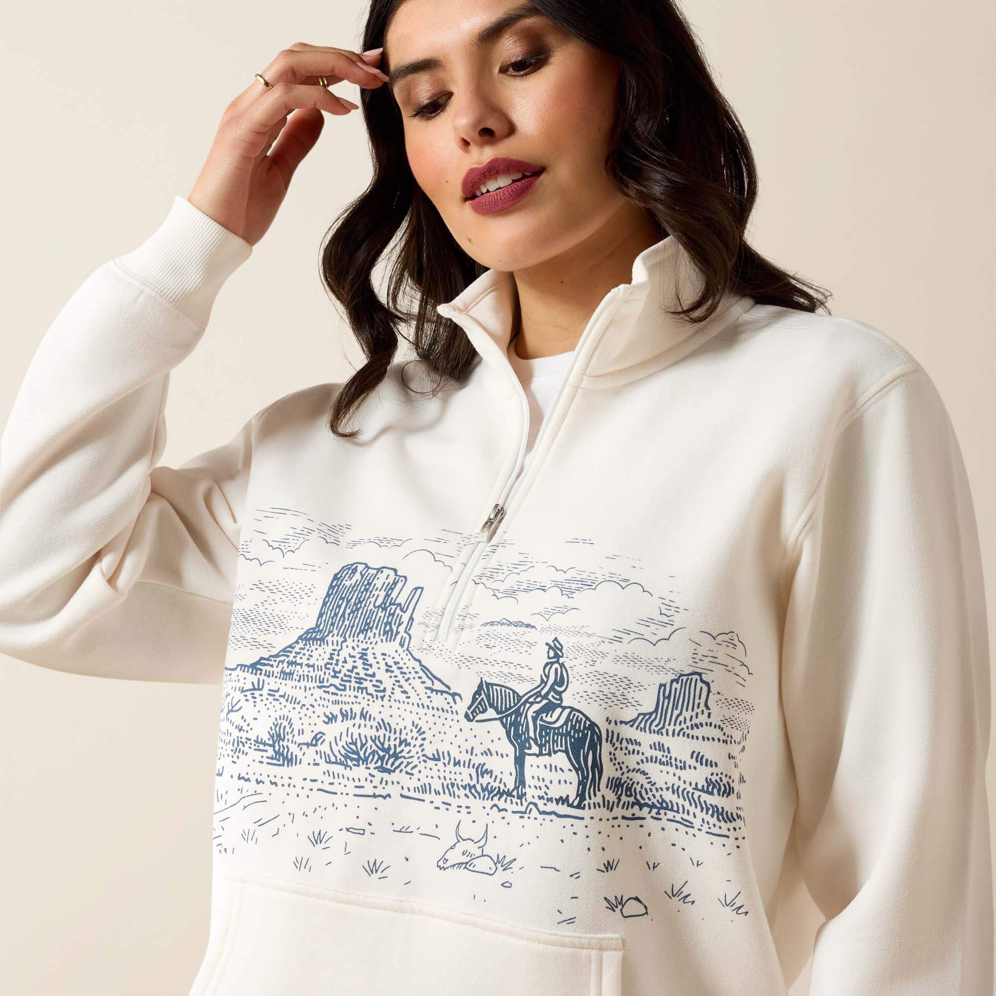 Ariat / Traveler 1/2 Zip Sweatshirt