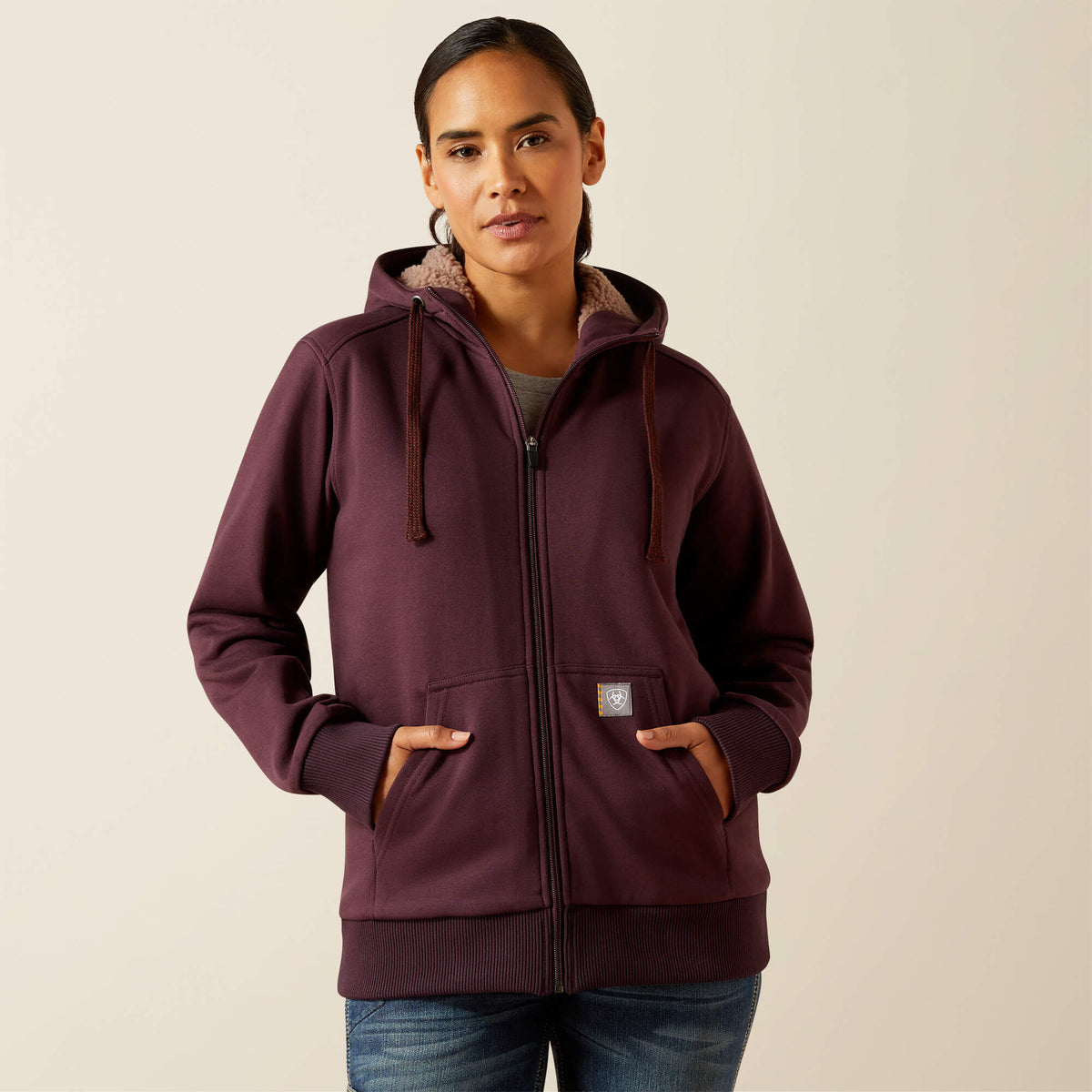 Ariat / Rebar All-Weather Sherpa Full Zip Hoodie