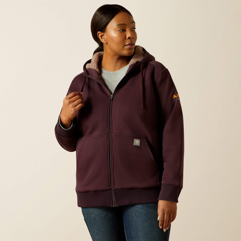 Ariat / Rebar All-Weather Sherpa Full Zip Hoodie