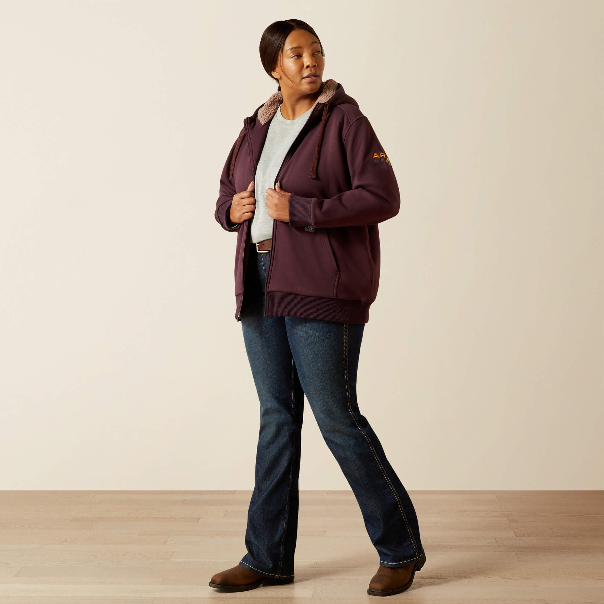 Ariat / Rebar All-Weather Sherpa Full Zip Hoodie