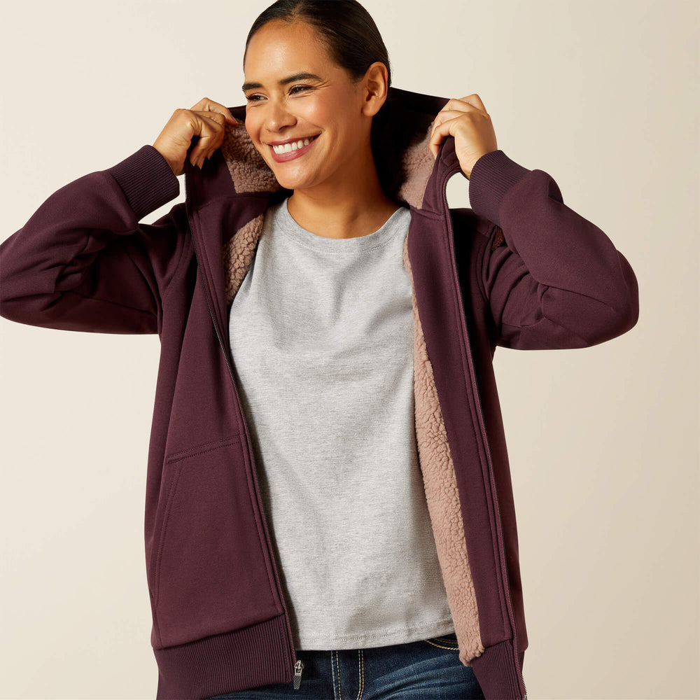 Ariat / Rebar All-Weather Sherpa Full Zip Hoodie