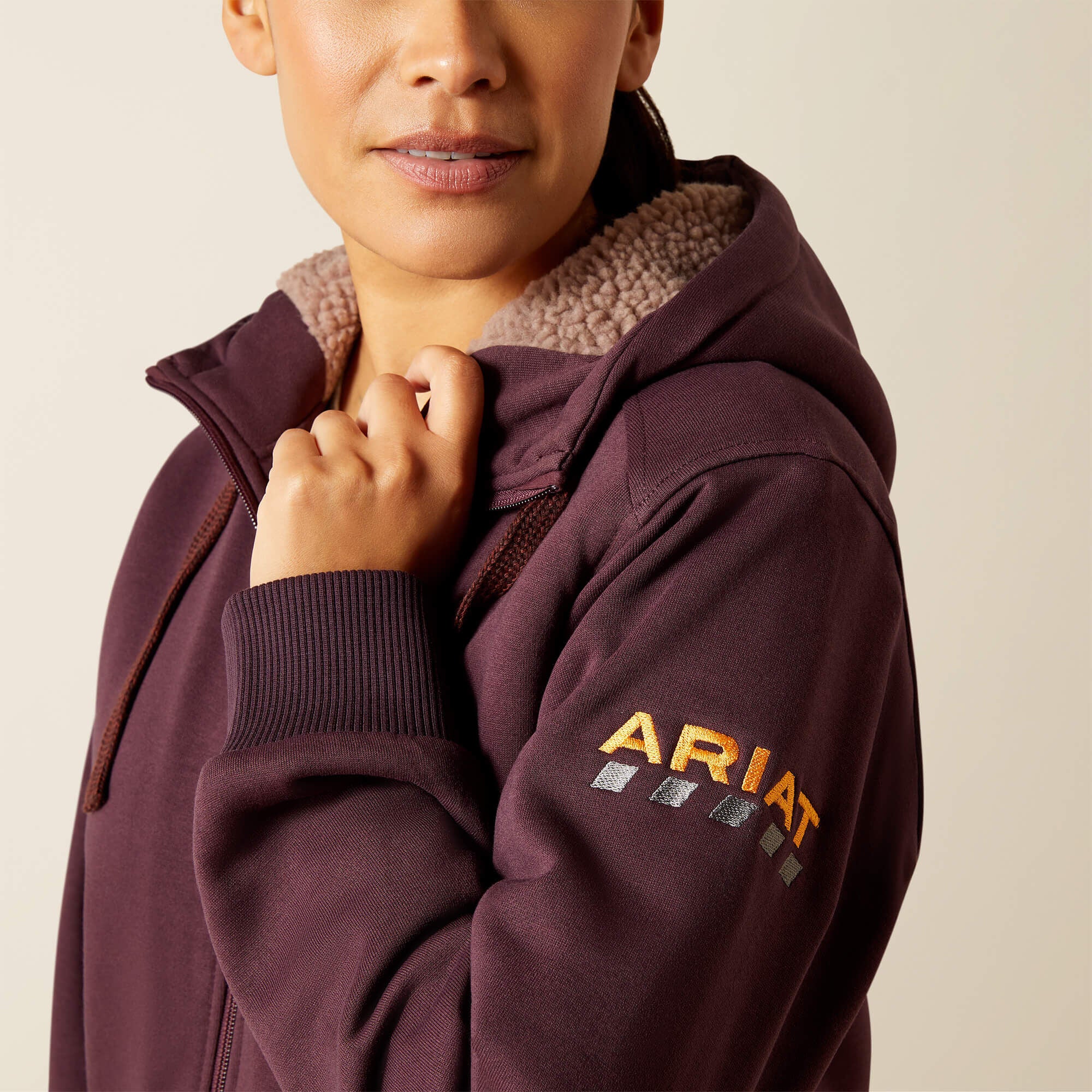 Ariat / Rebar All-Weather Sherpa Full Zip Hoodie
