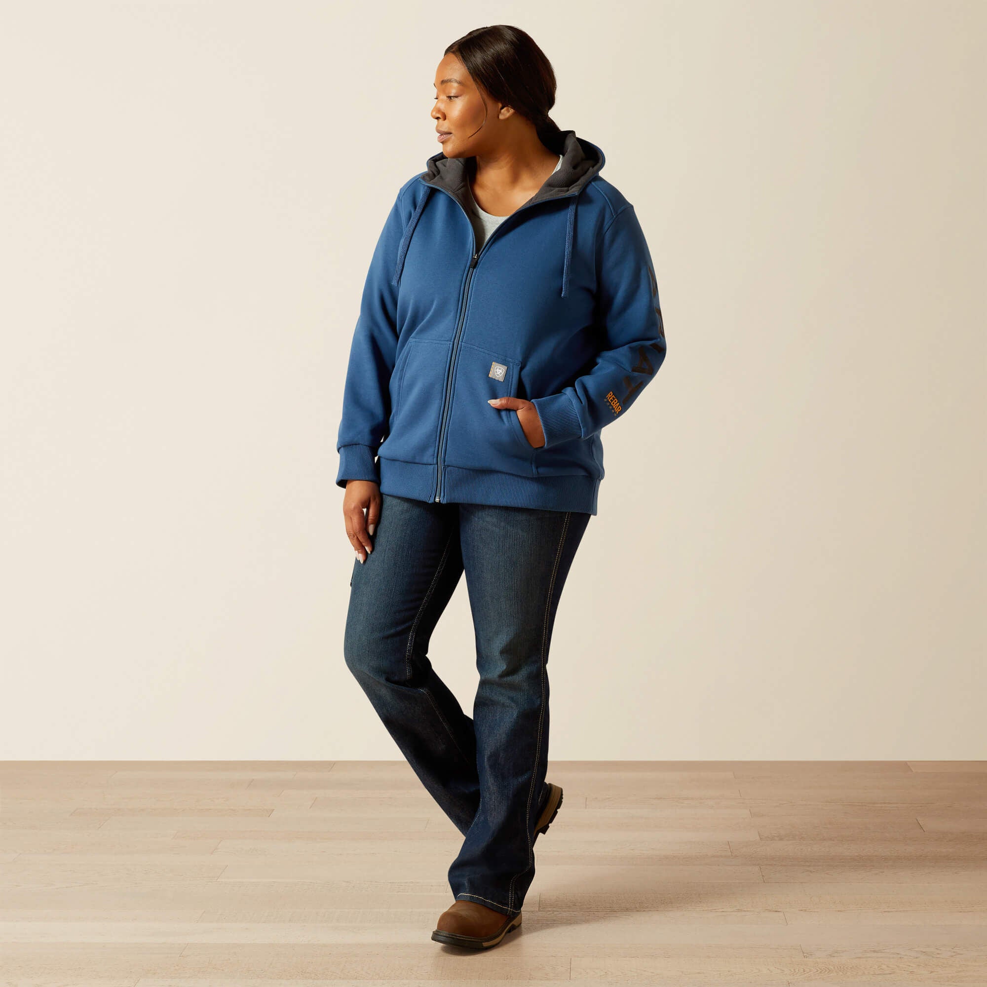 Ariat / Rebar All-Weather Full Zip Hoodie