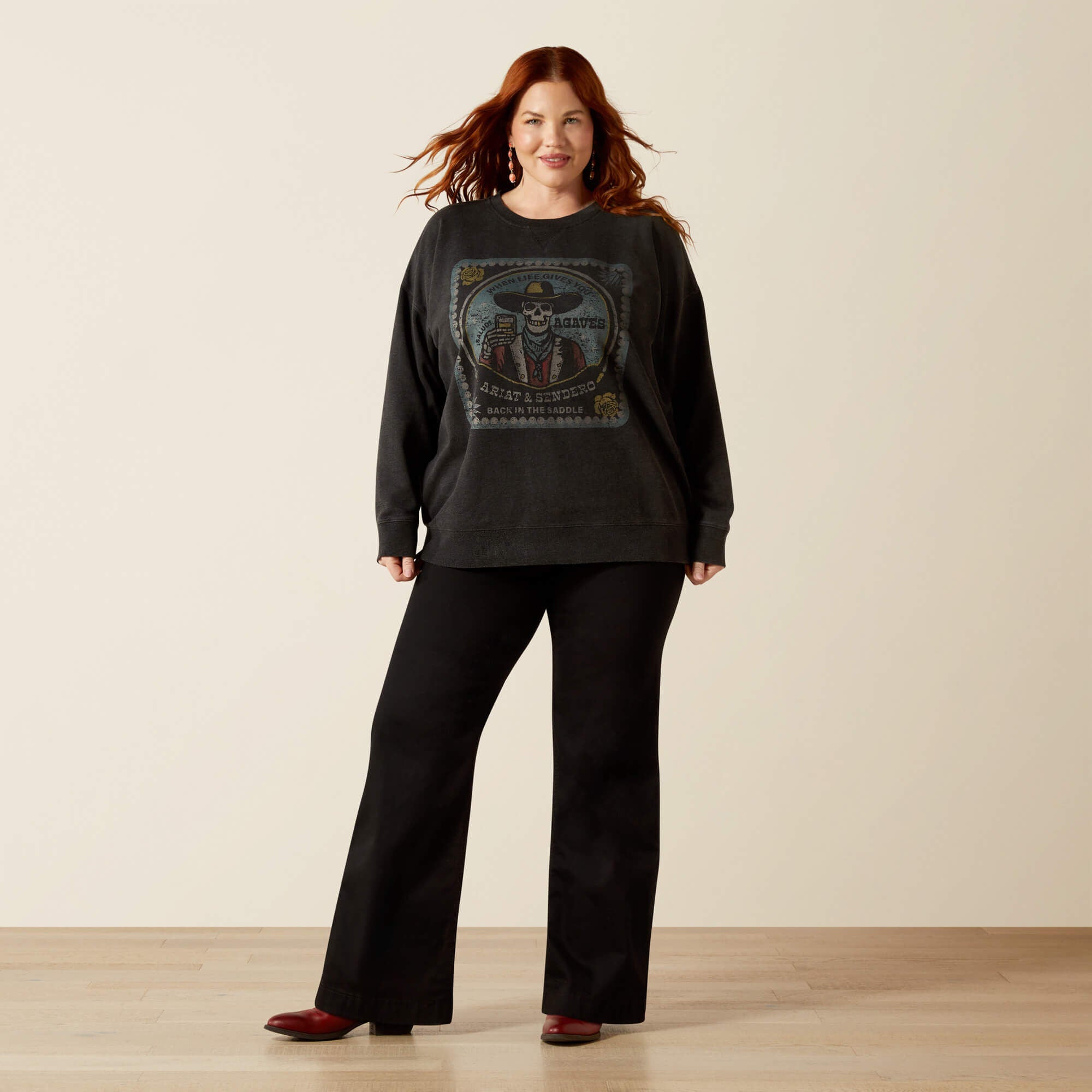 Ariat / Oversize Sendero When Life Gives You Agaves Sweatshirt