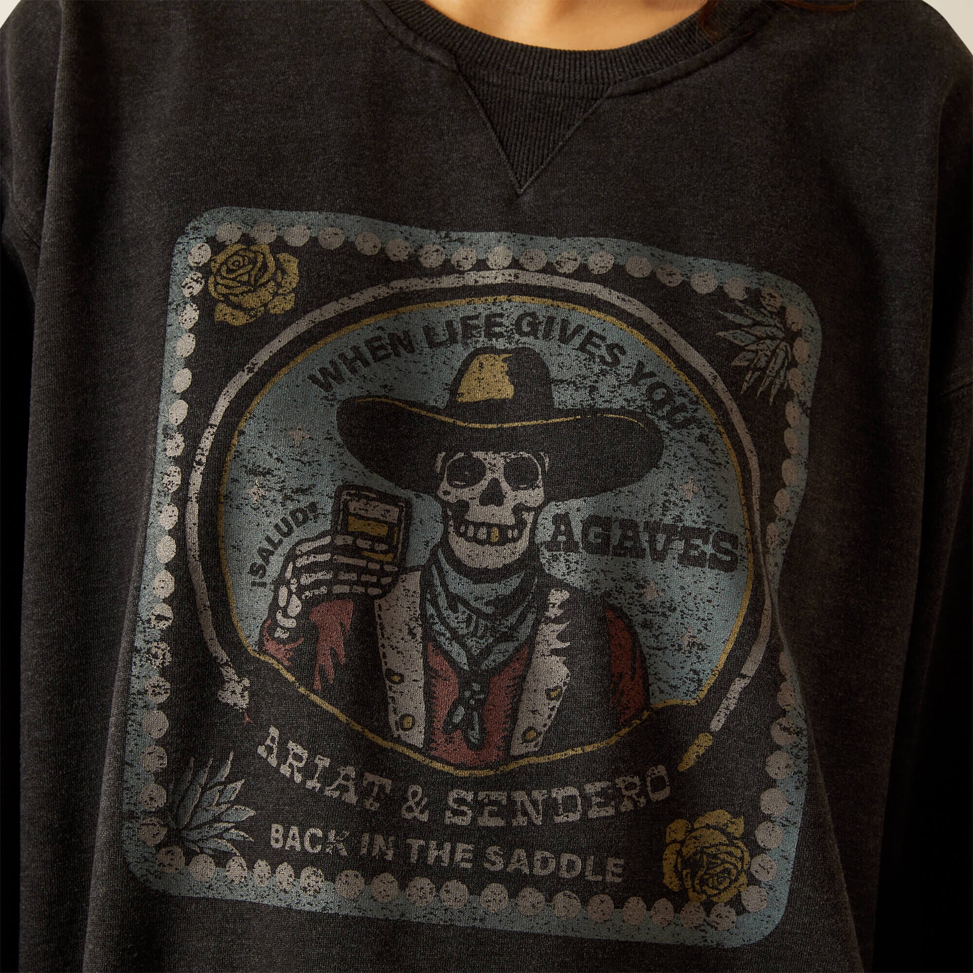 Ariat / Oversize Sendero When Life Gives You Agaves Sweatshirt