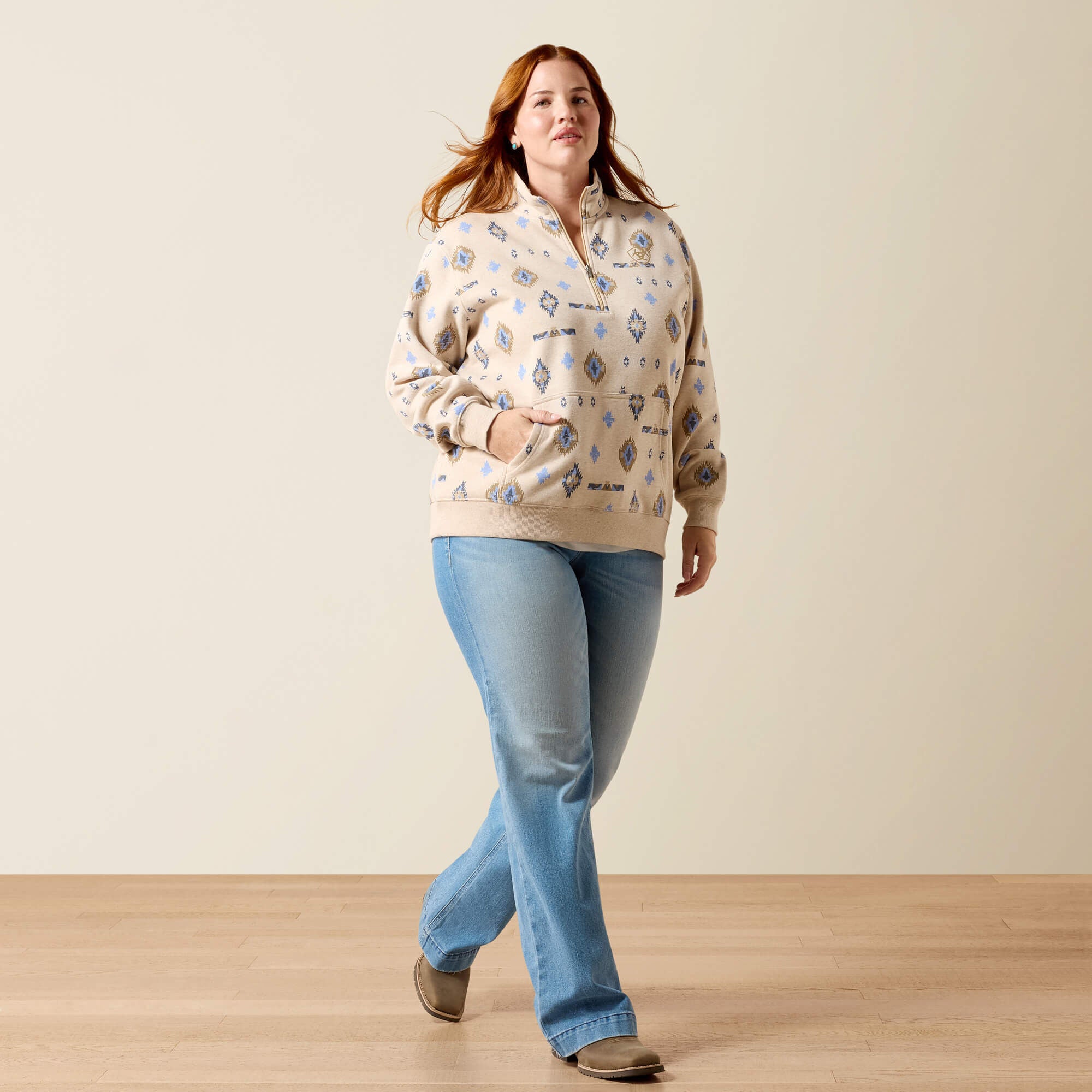 Ariat / Sapphire 1/2 Zip Sweatshirt