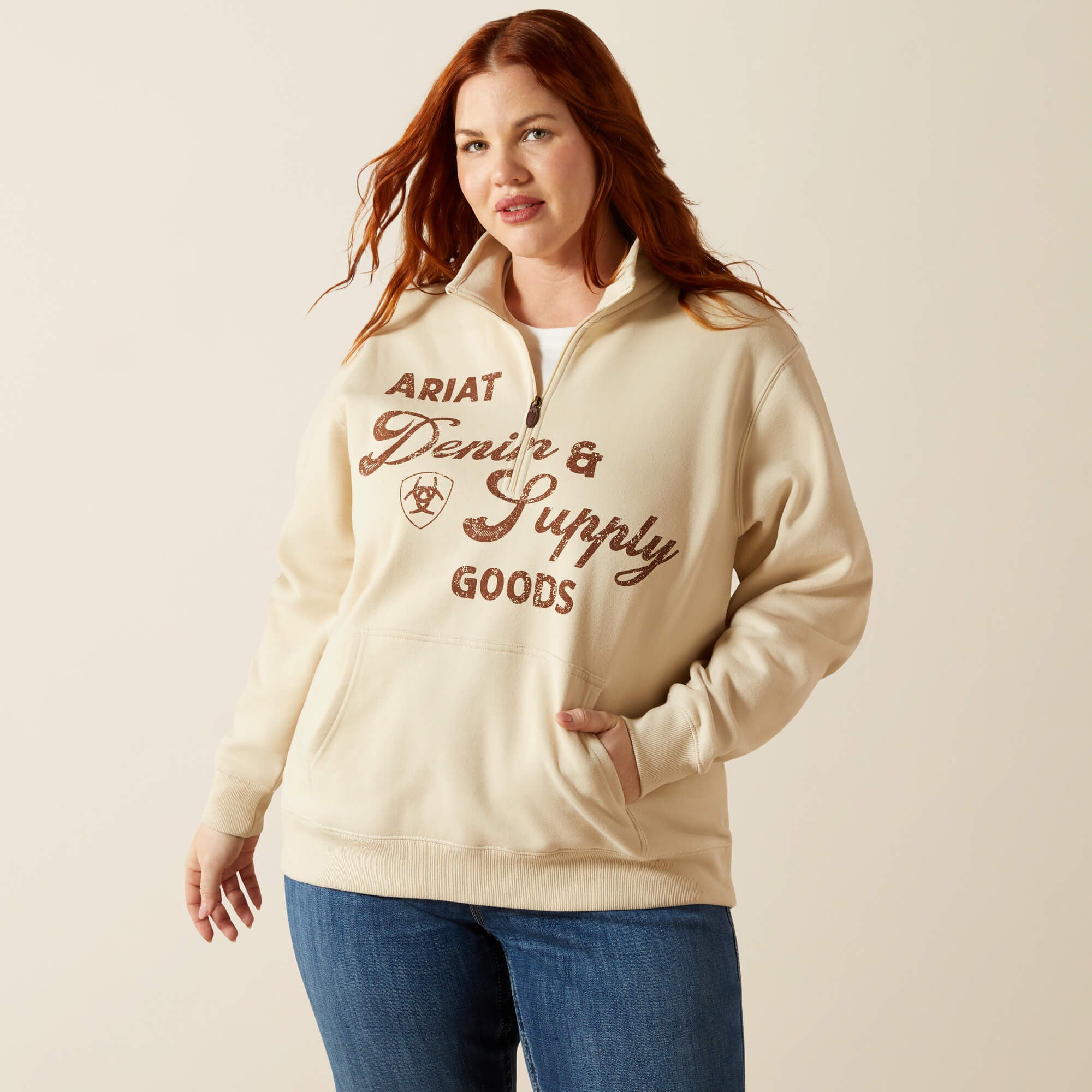 Ariat / Denim and Supply 1/2 Zip Sweatshirt