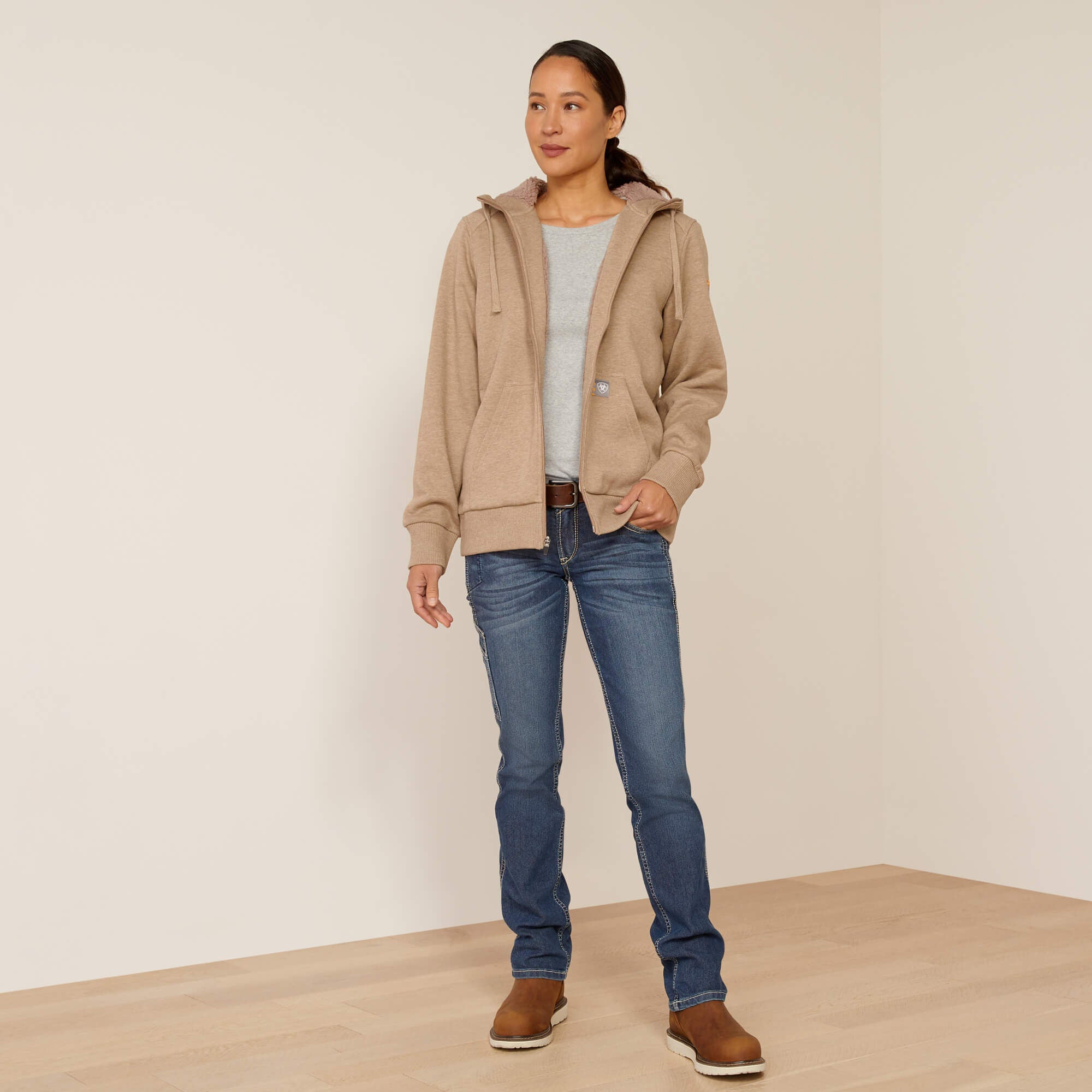Ariat / Rebar All-Weather Sherpa Full Zip Hoodie