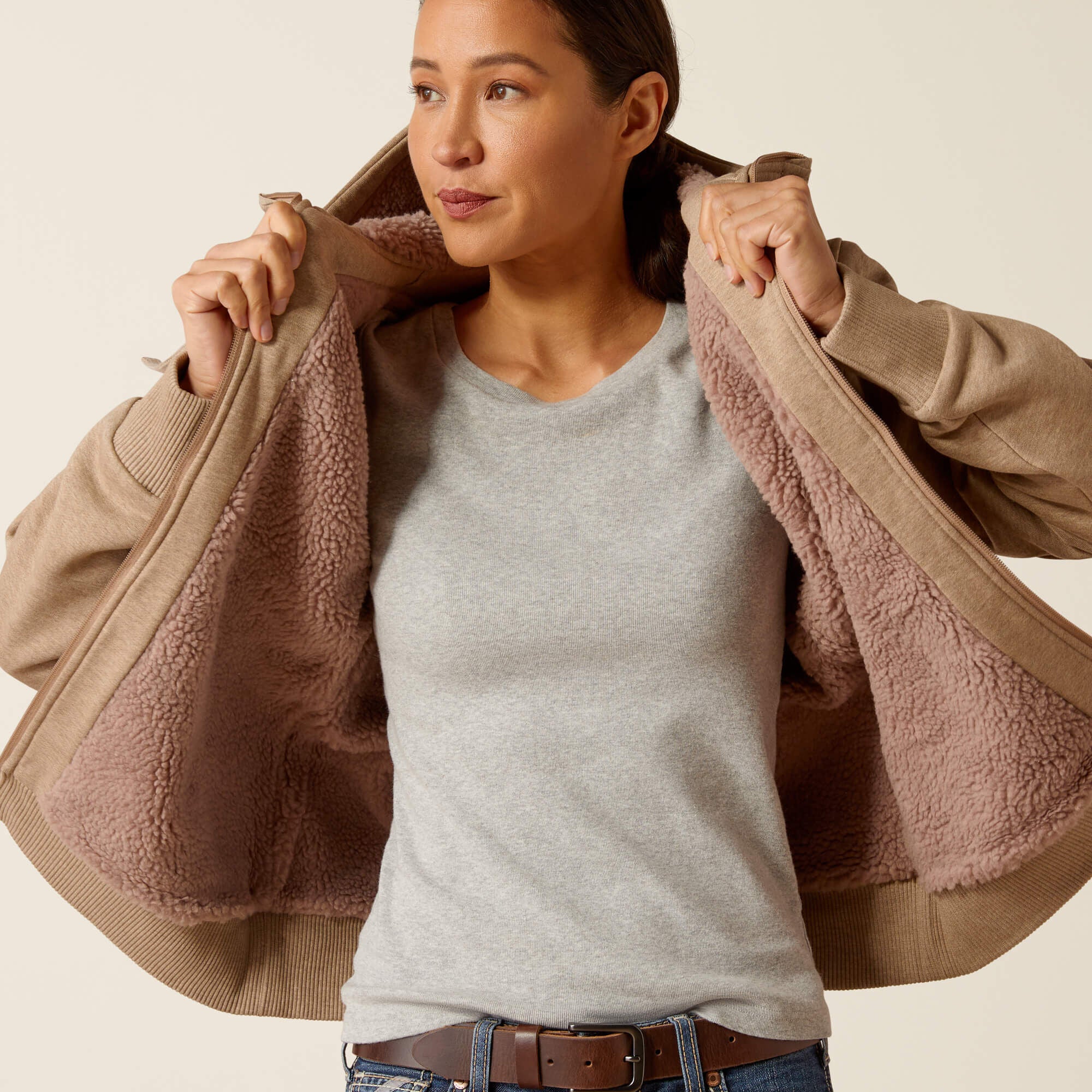 Ariat / Rebar All-Weather Sherpa Full Zip Hoodie