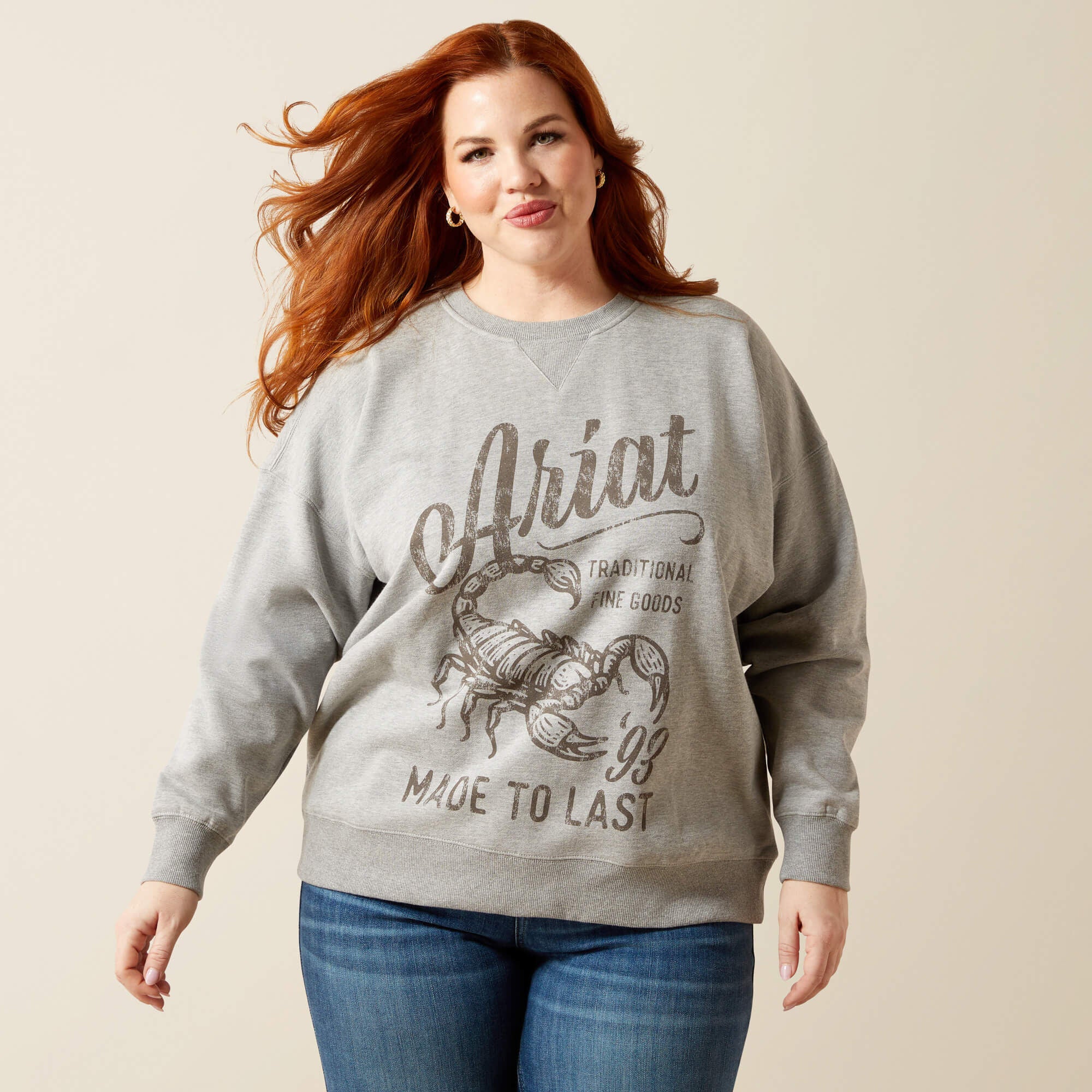 Ariat / Scorpion Script Oversized Sweatshirt