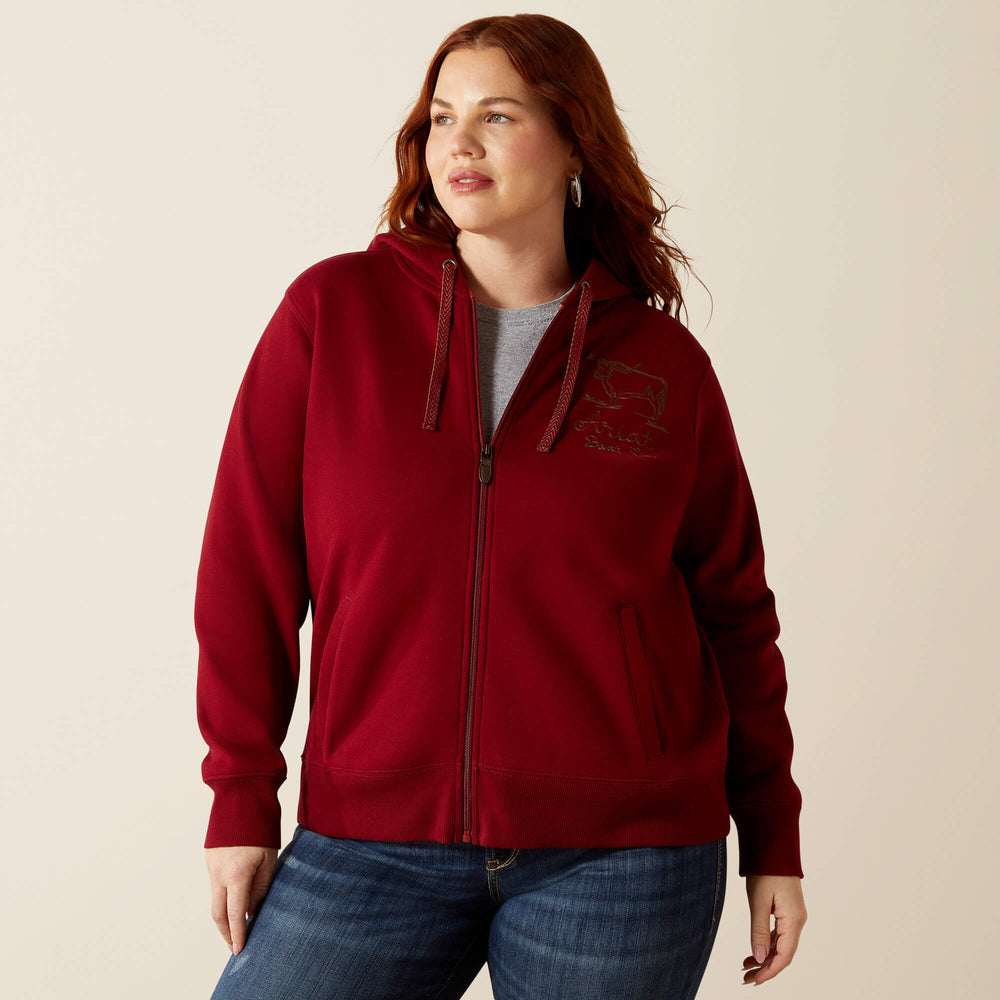 Ariat / Stitched Full Zip Hoodie