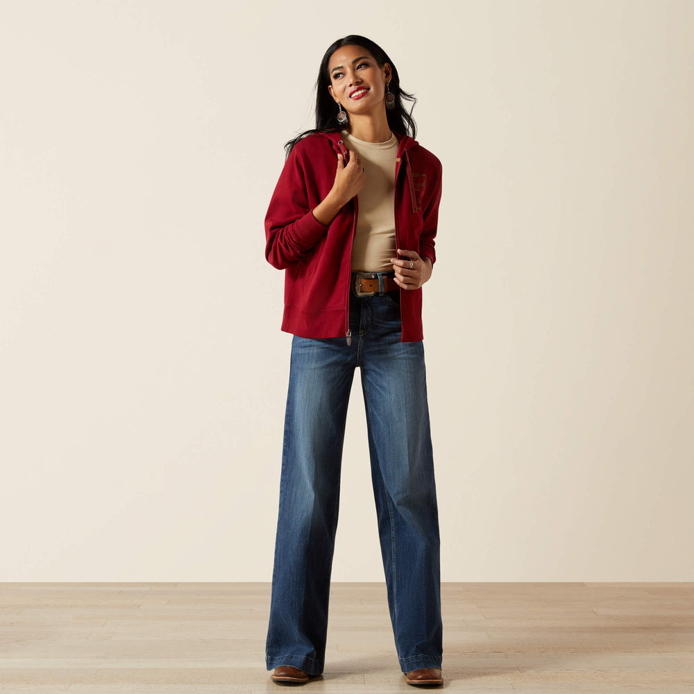Ariat / Stitched Full Zip Hoodie