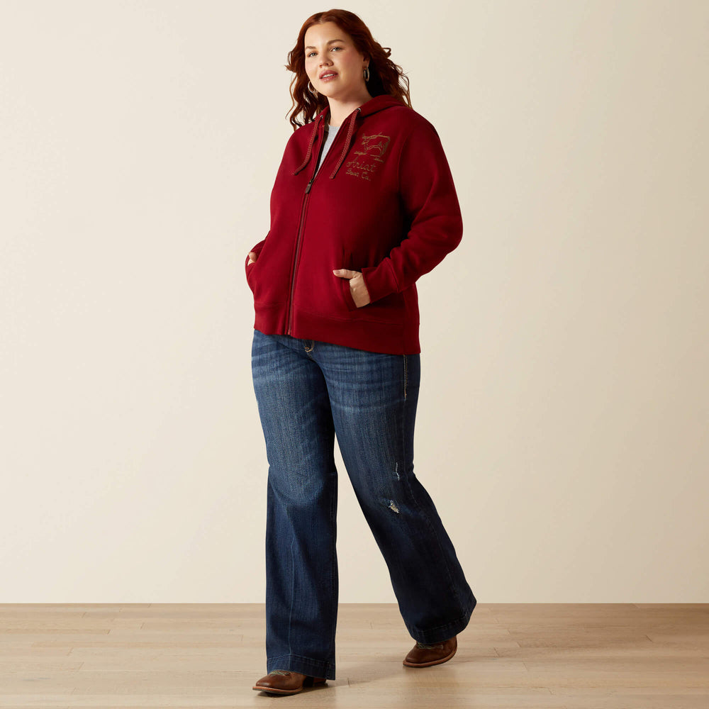 Ariat / Stitched Full Zip Hoodie