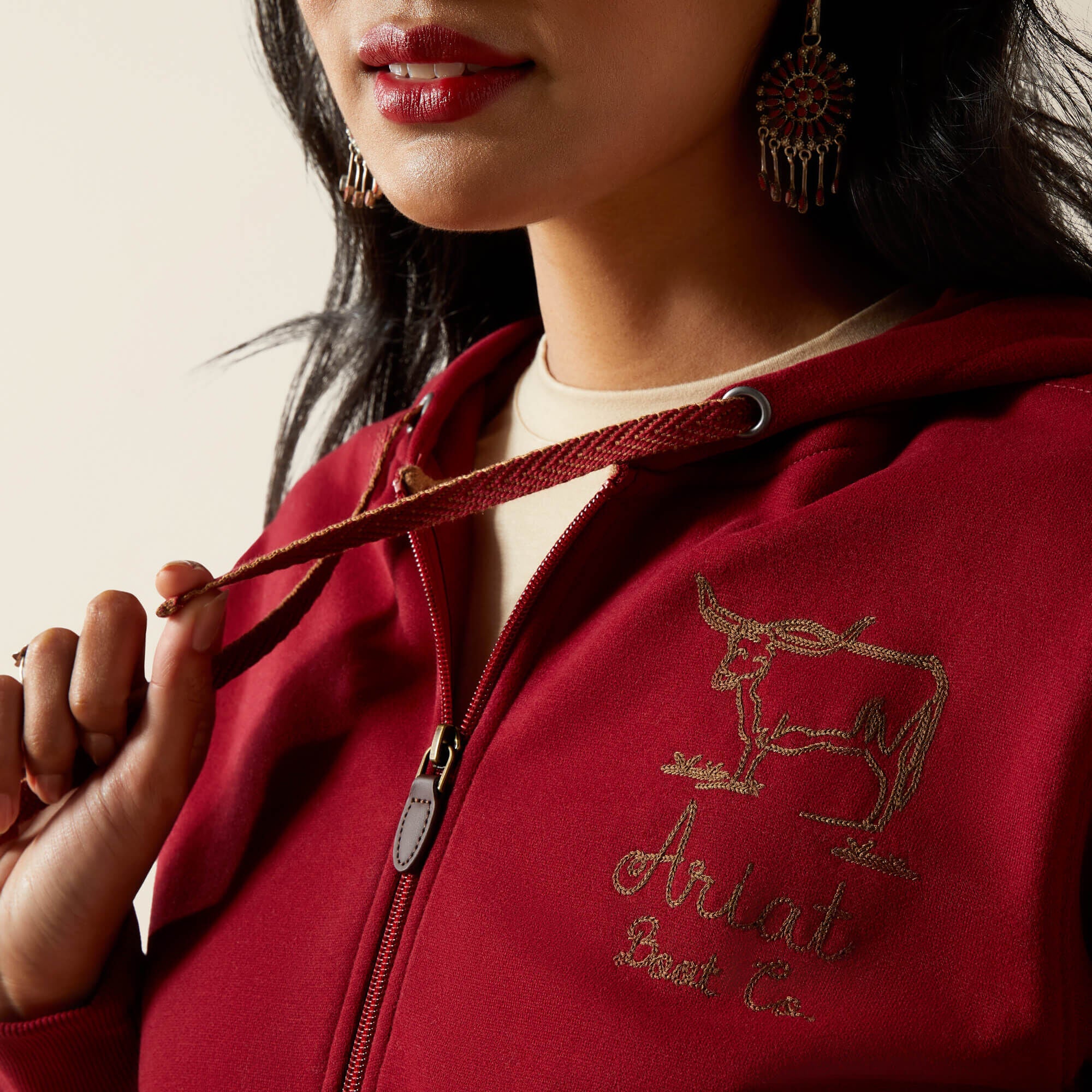 Ariat / Stitched Full Zip Hoodie