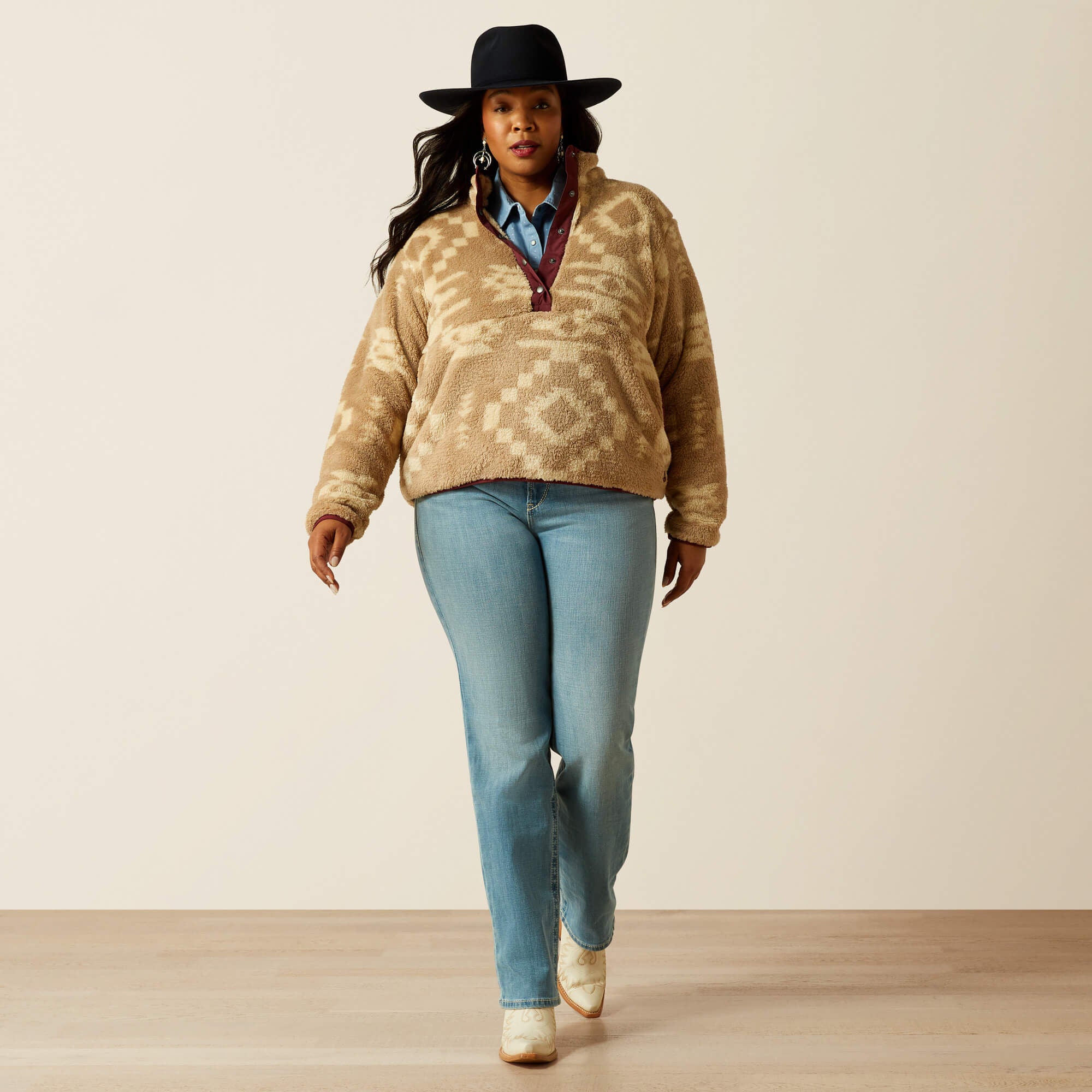 Ariat / Berber Snap Front Sweatshirt