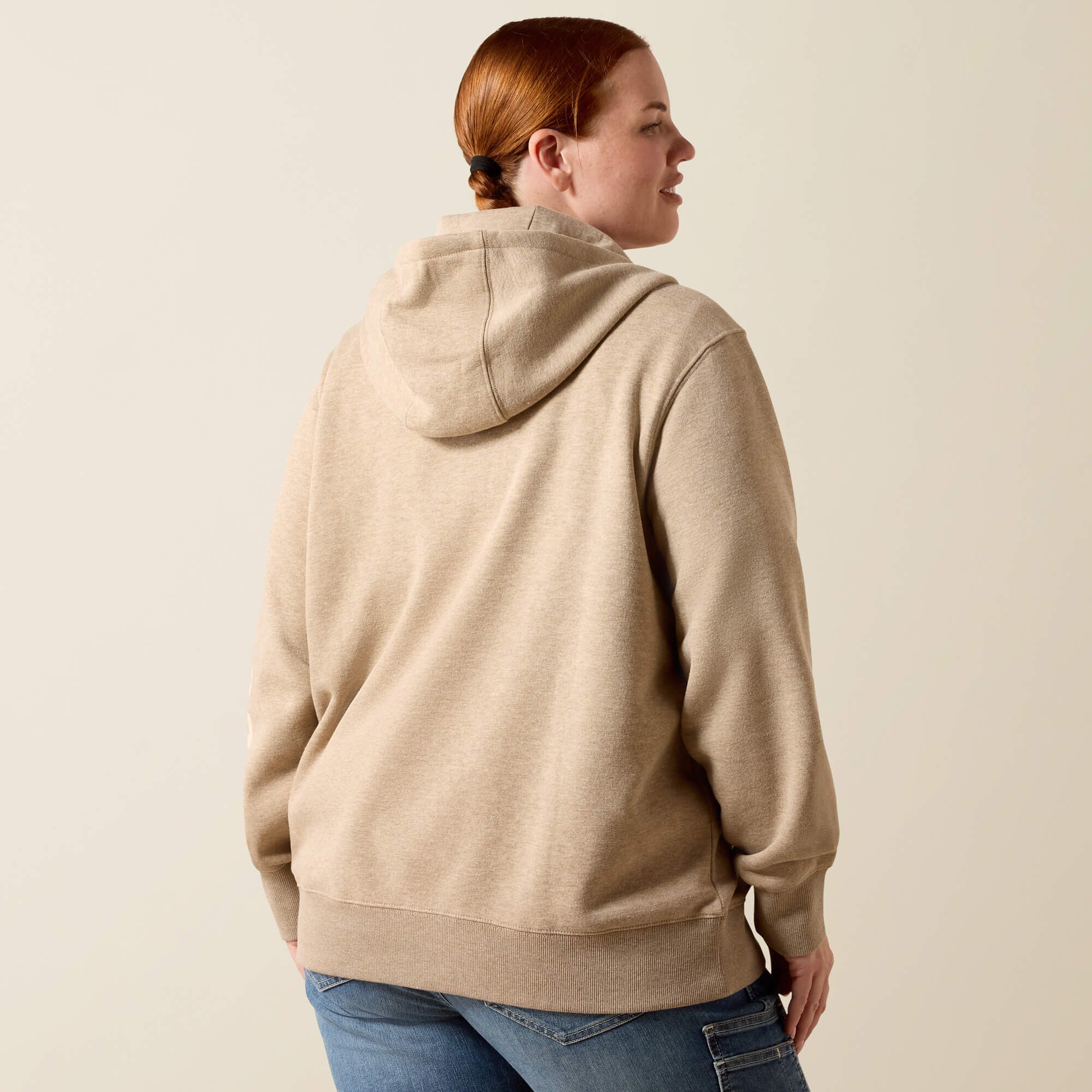 Ariat / Rebar Lightweight Logo 1/2 Zip Hoodie