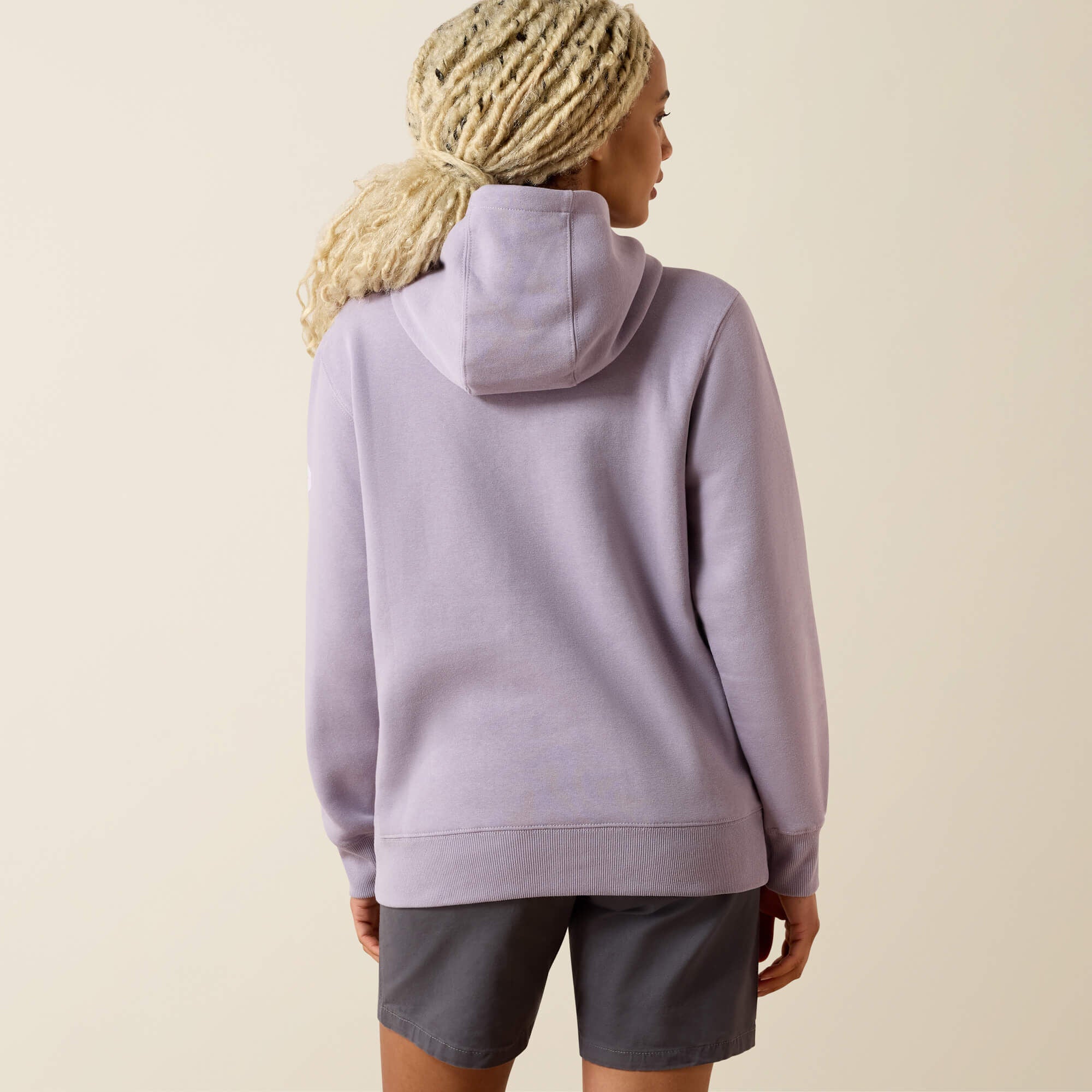 Ariat / Rebar Lightweight Logo 1/2 Zip Hoodie
