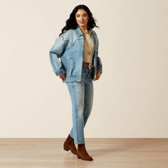 Ariat / Cheyenne Denim Bomber Jacket