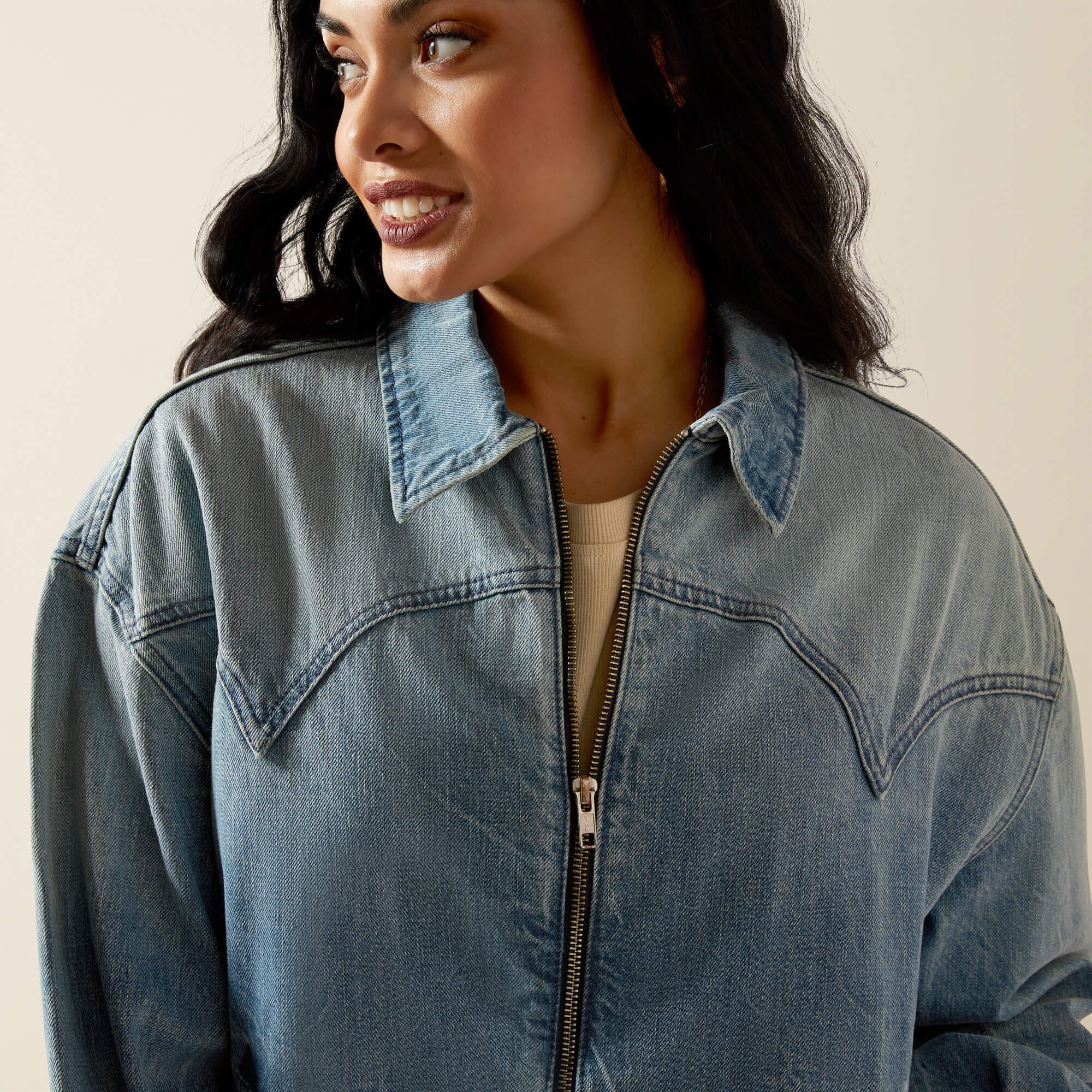 Ariat / Cheyenne Denim Bomber Jacket